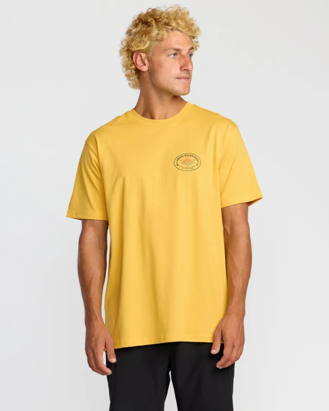 Sierras A/Div Short Sleeve T-Shirt - Dust Yellow sold by Billabong