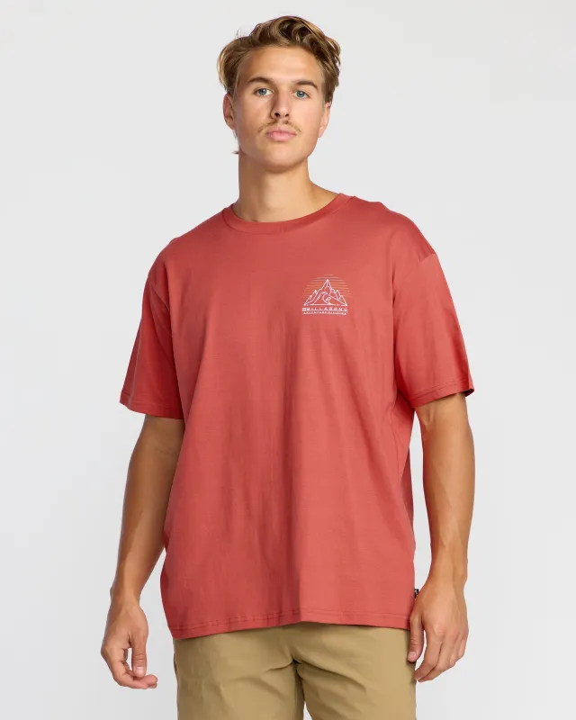Rockies A/Div Short Sleeve T-Shirt - Red Clay made by Billabong