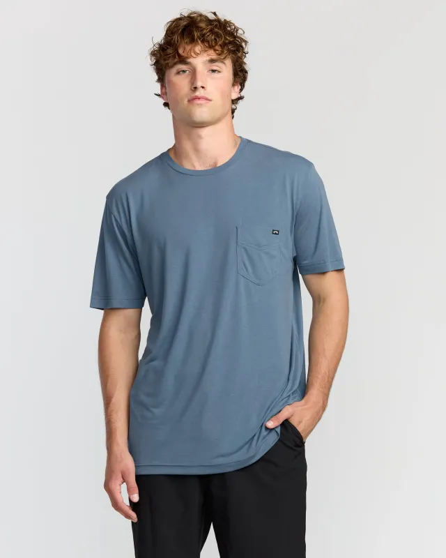 Eclipse Short Sleeve T-Shirt - Steel Blue made by Billabong
