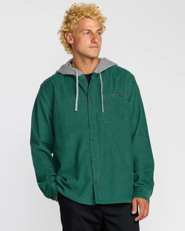 Baja Long Sleeve Flannel Shirt - Sage Green made by Billabong