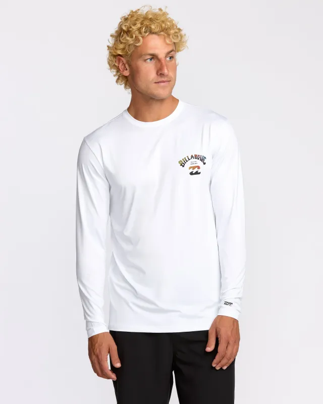 Arch Fade Loose Fit Long Sleeve Surf T-Shirt - White sold by Billabong