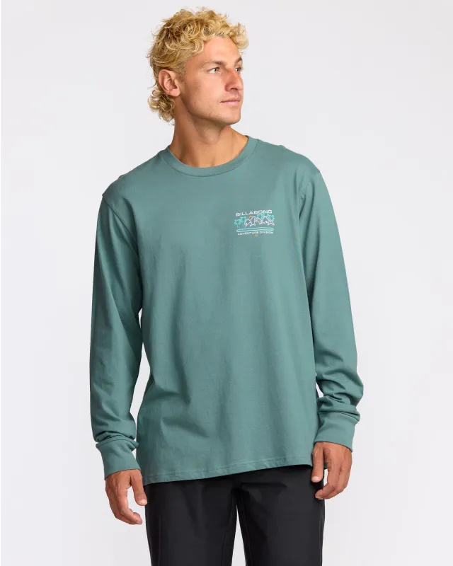 Coastal Range A/Div Long Sleeve T-Shirt - Sea Blue sold by Billabong