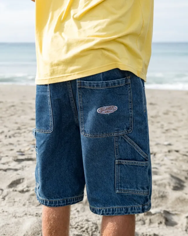 Bad Dog Workwear Shorts - Ocean Wash sold by Billabong