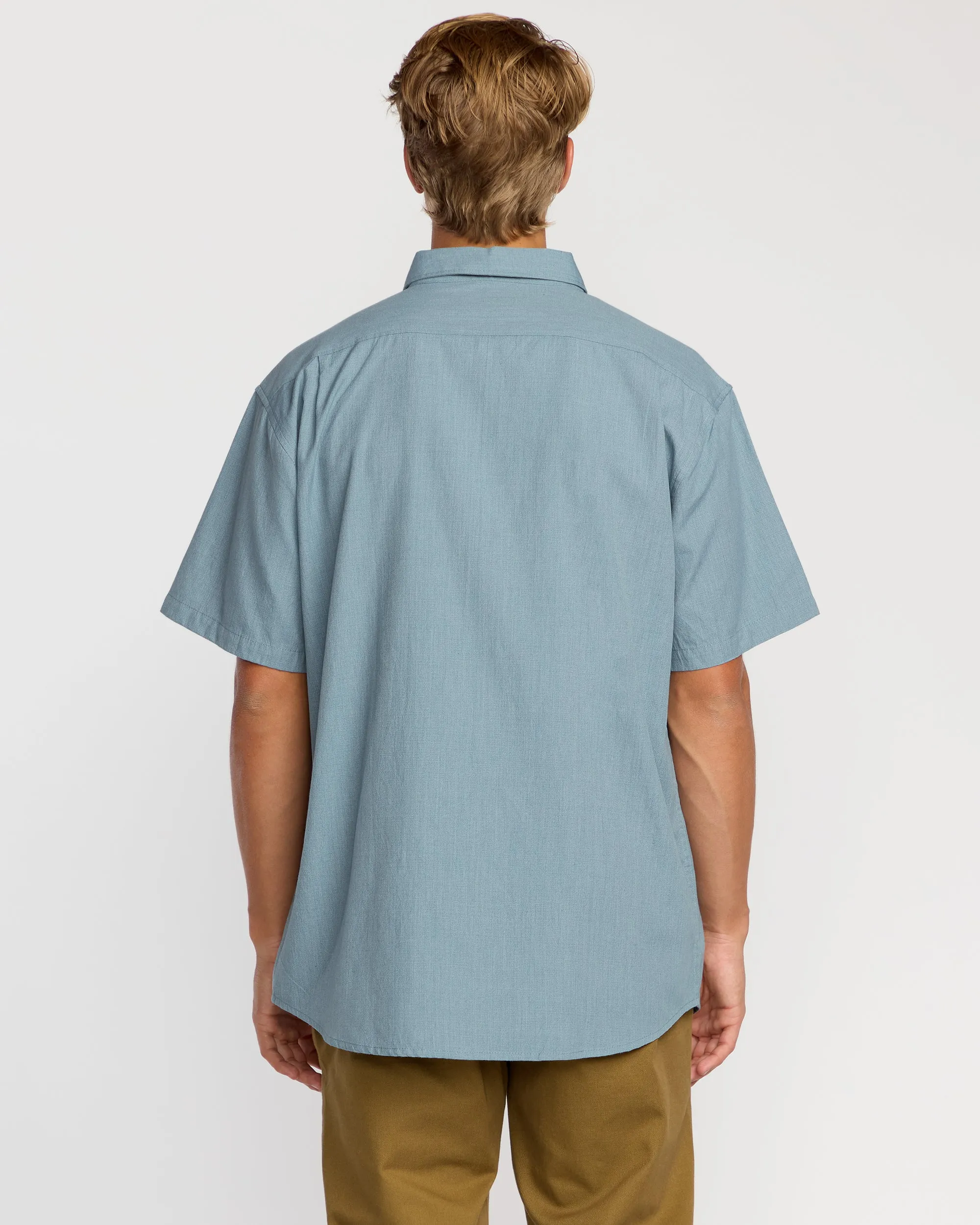 All Day Short Sleeve Shirt - Steel Blue sold by Billabong product image thumbnail 2