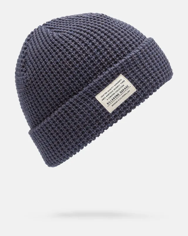 The Label Garage Beanie - Aged Indigo made by Billabong