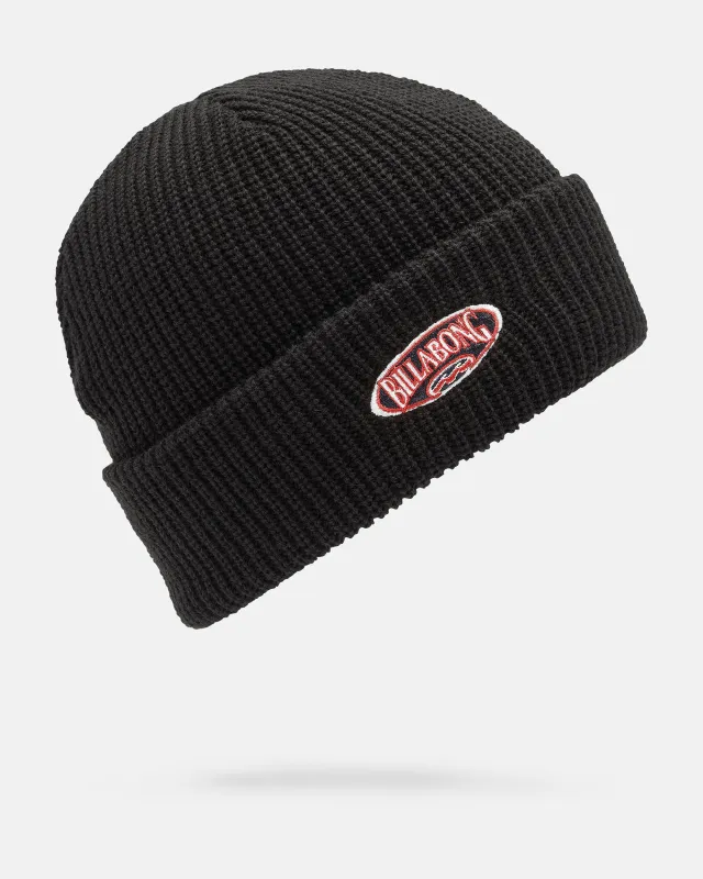 Bad Dog Beanie - Black sold by Billabong