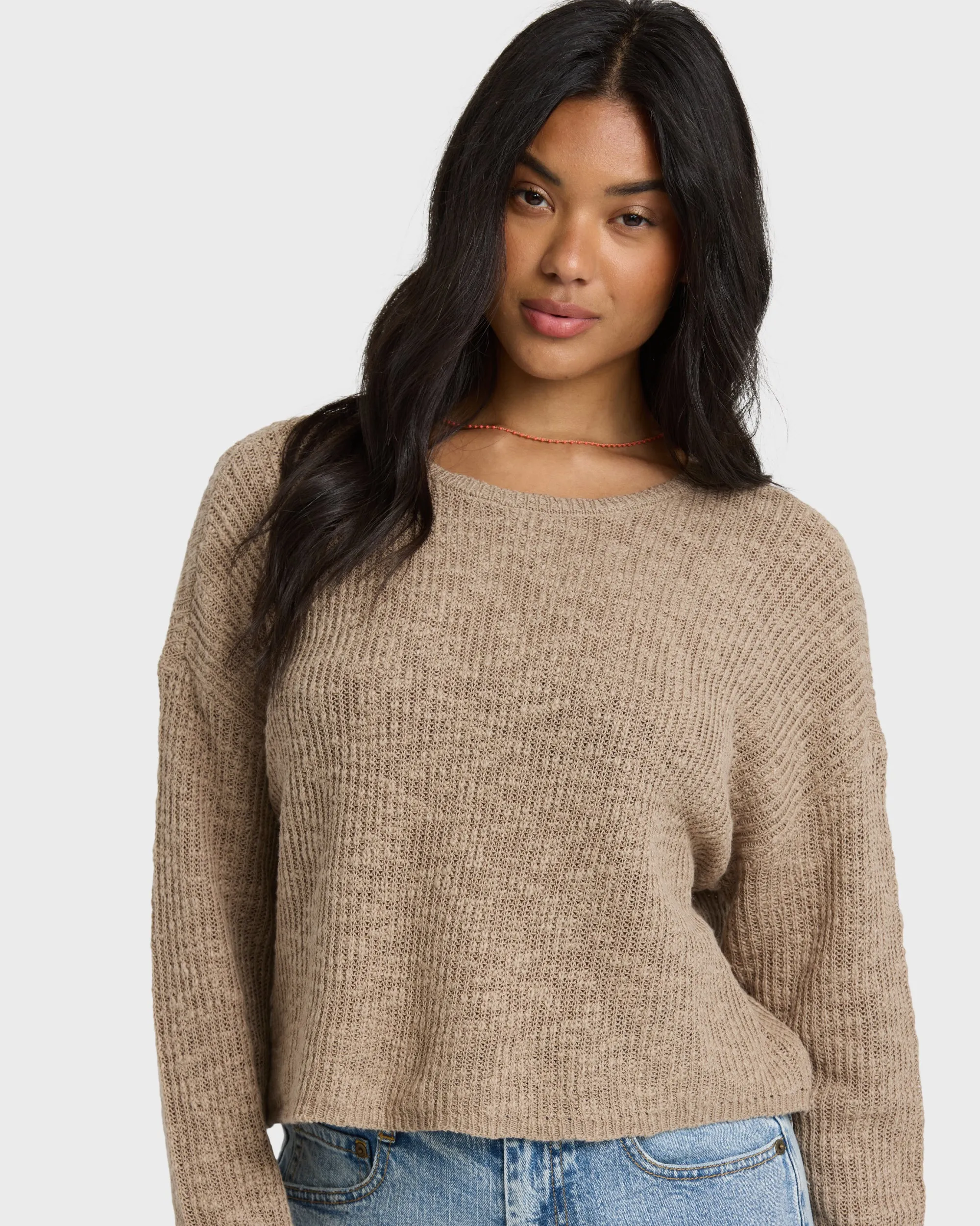 Daze Time Sweater - Oatmeal sold by Billabong product image thumbnail 2
