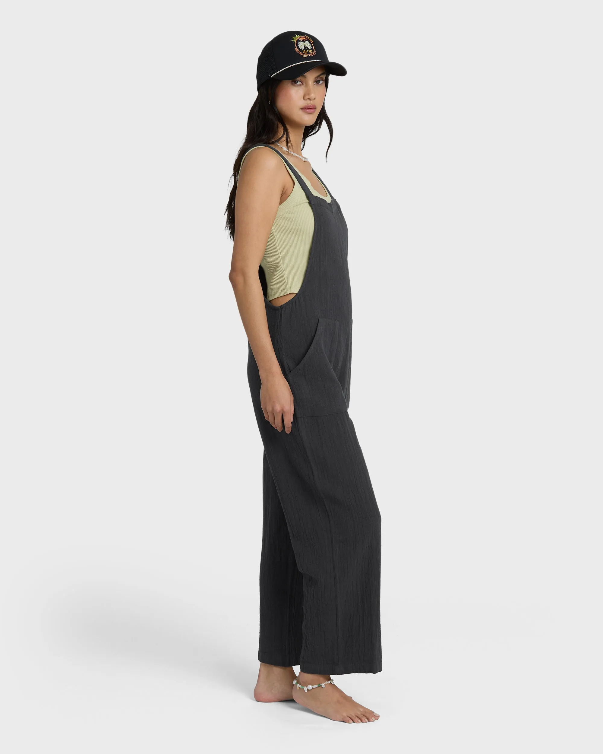 Pacific Time Overalls - Black Sands sold by Billabong product image thumbnail 3