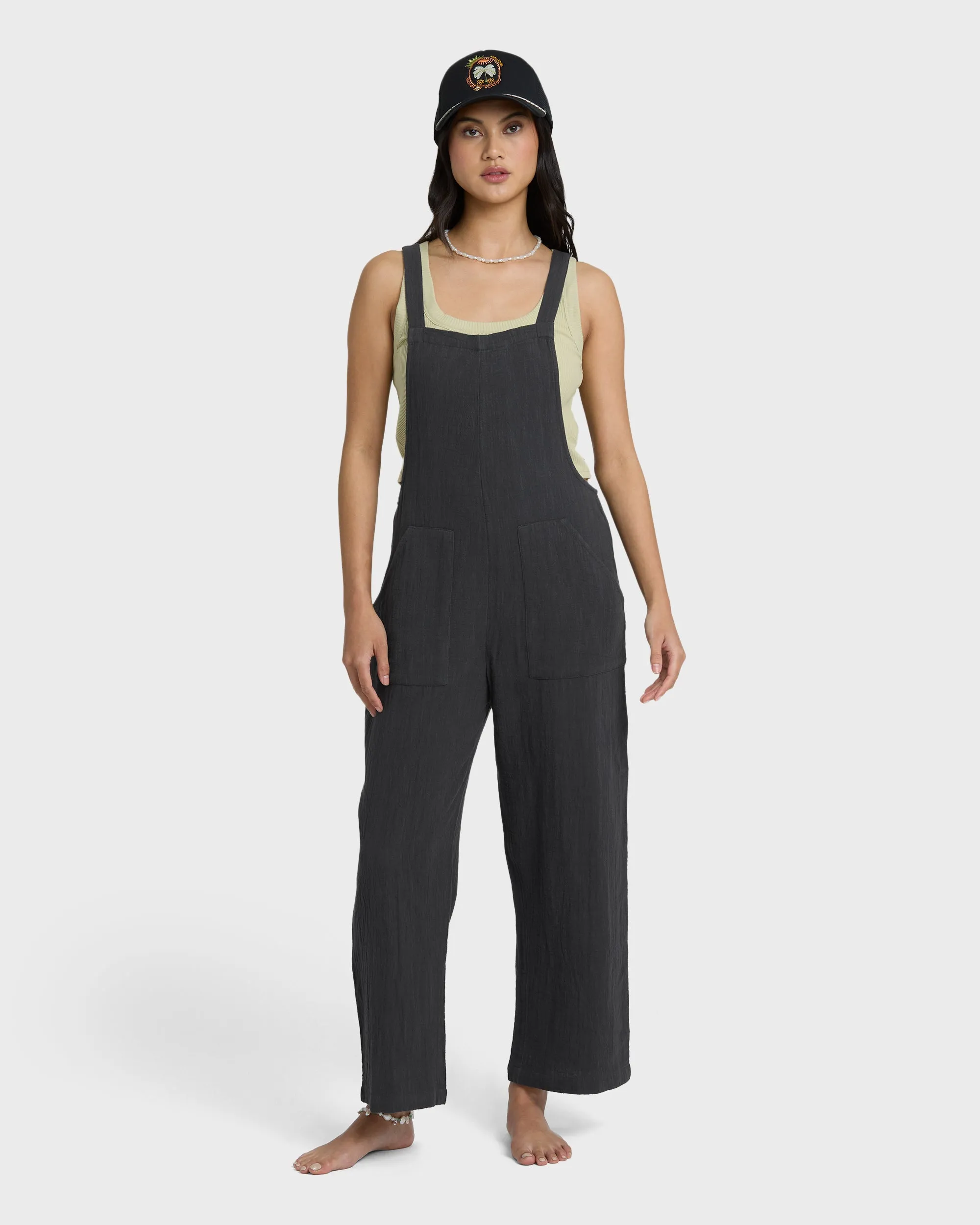 Pacific Time Overalls - Black Sands sold by Billabong