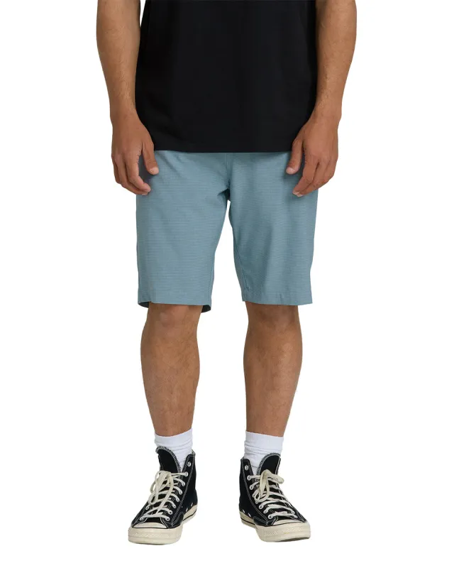 Crossfire Submersible 19" Hybrid Shorts - Blue Fog made by Billabong