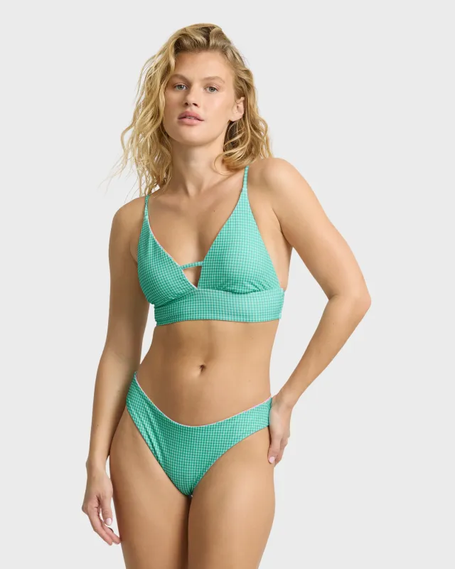Babe Alert Reversible V-Neck Tank Top - Agave made by Billabong