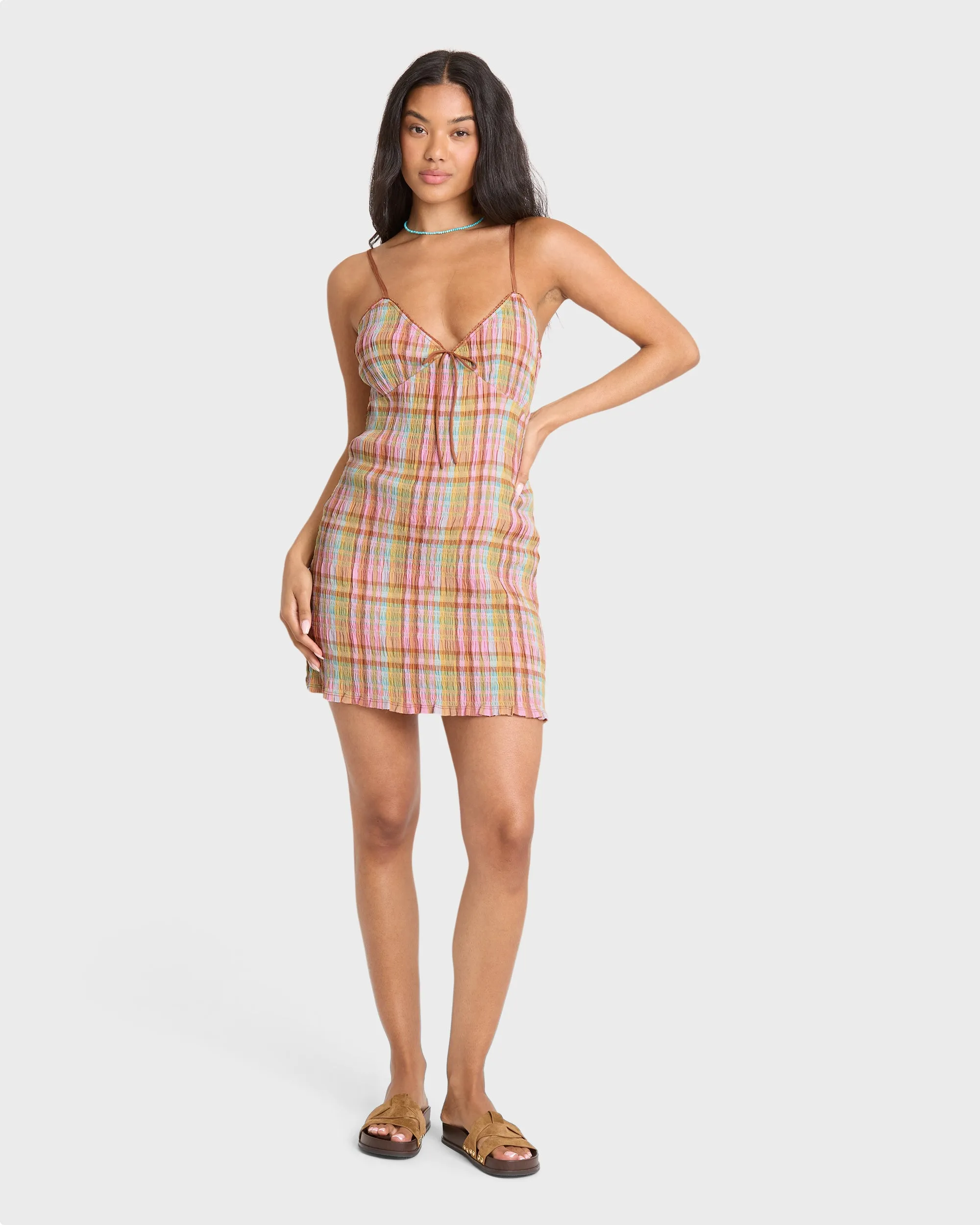 Call Me Mini Dress - Party Pink sold by Billabong product image thumbnail 4