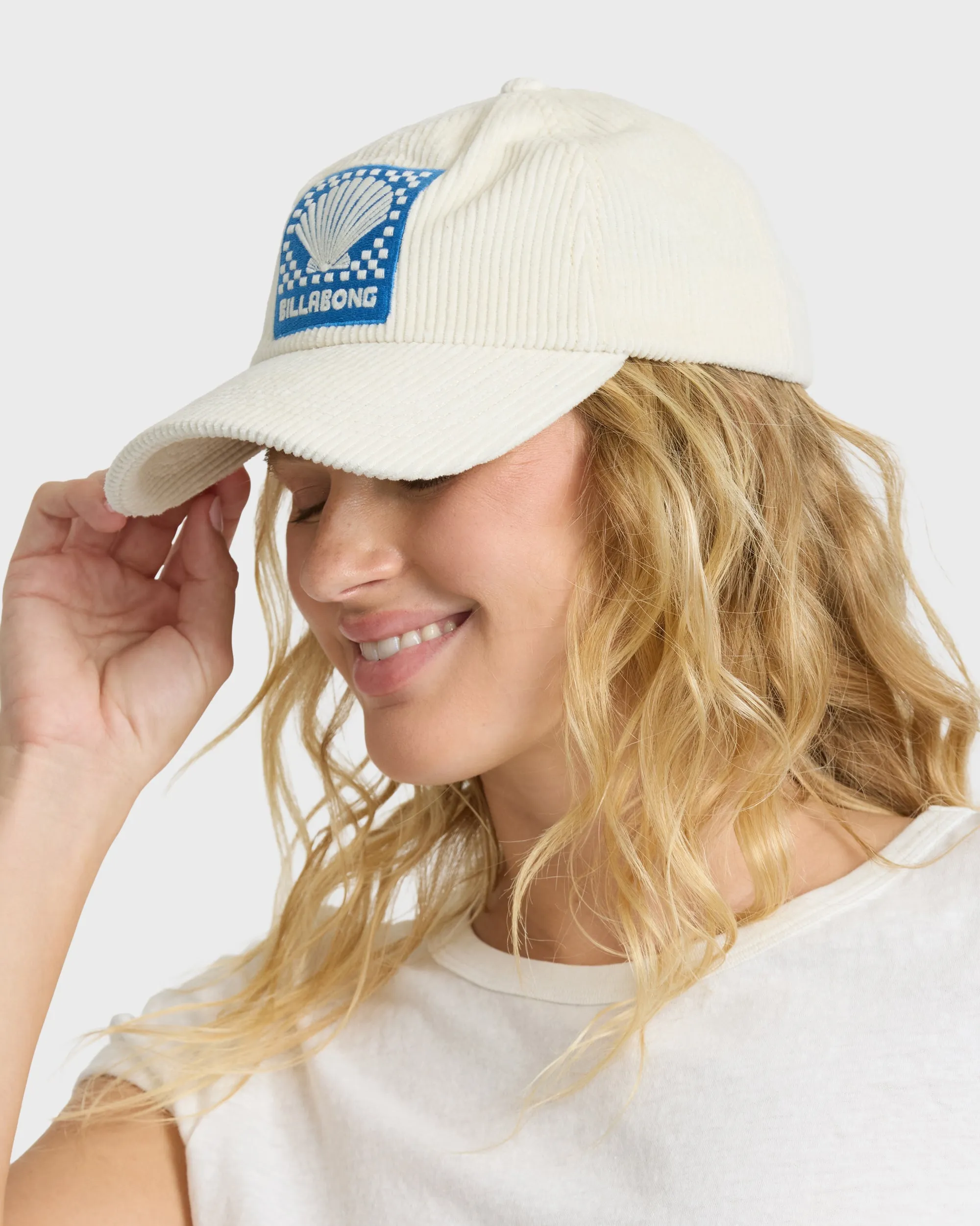 Corduroy Dad Cap Hat - White Cap sold by Billabong product image thumbnail 2