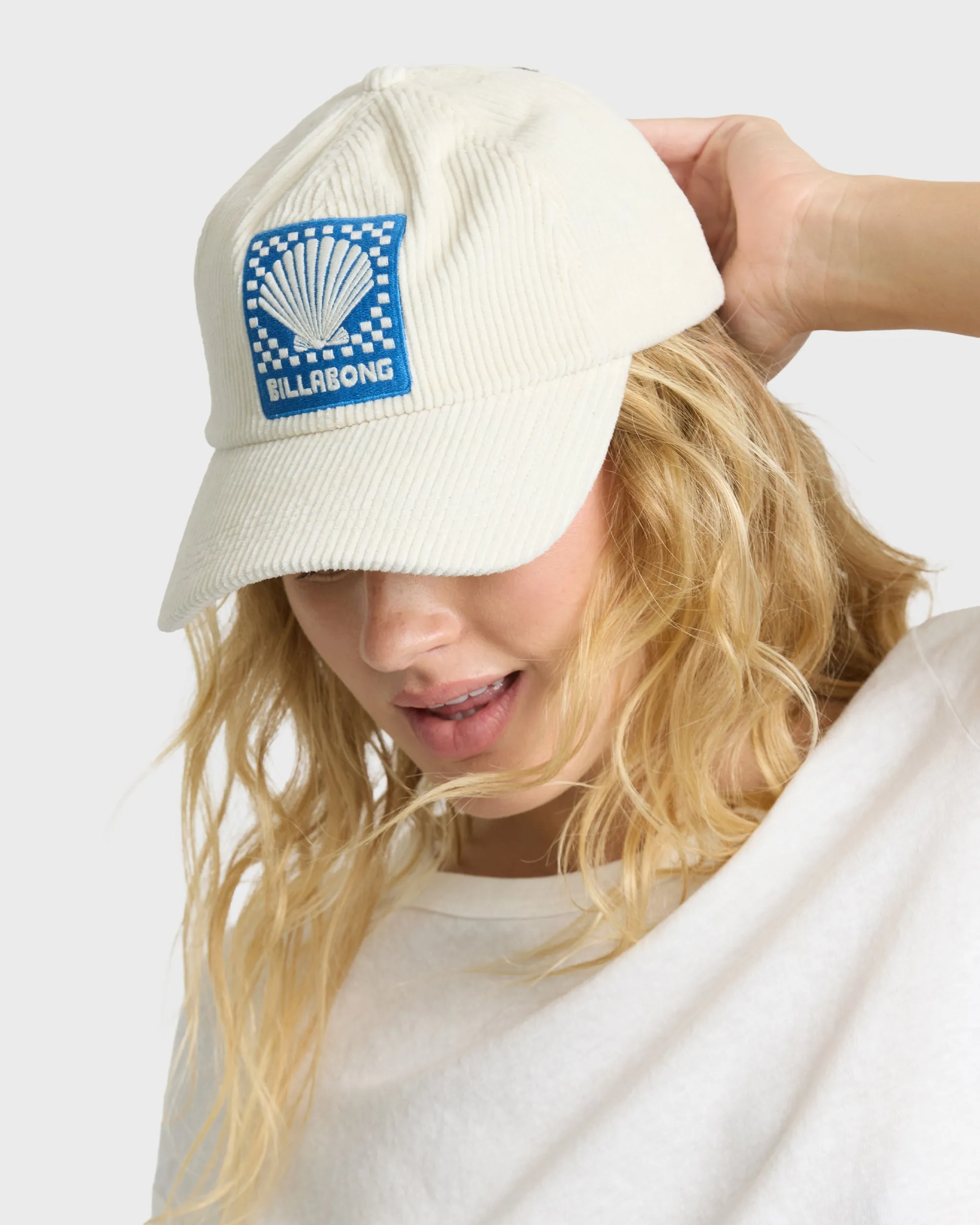 Corduroy Dad Cap Hat - White Cap sold by Billabong product image thumbnail 3