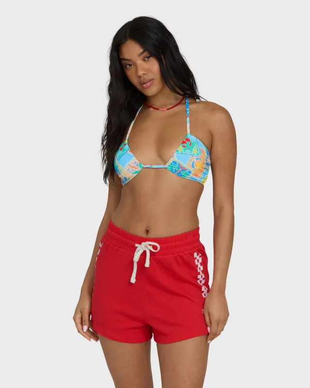 Vacay Forever Knit Shorts - Fiesta Red made by Billabong