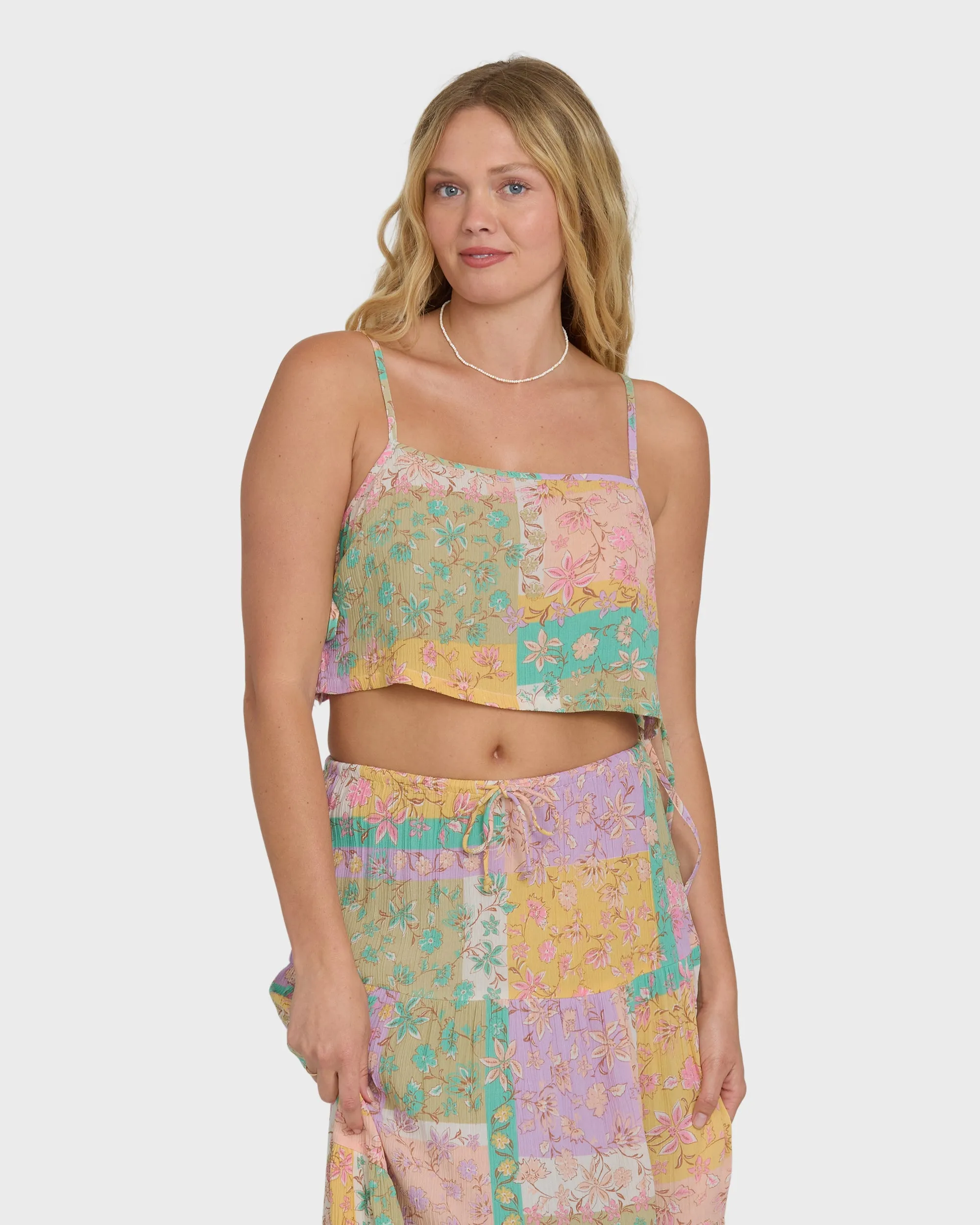 Just A Girl Tank Top - Vintage Violet sold by Billabong