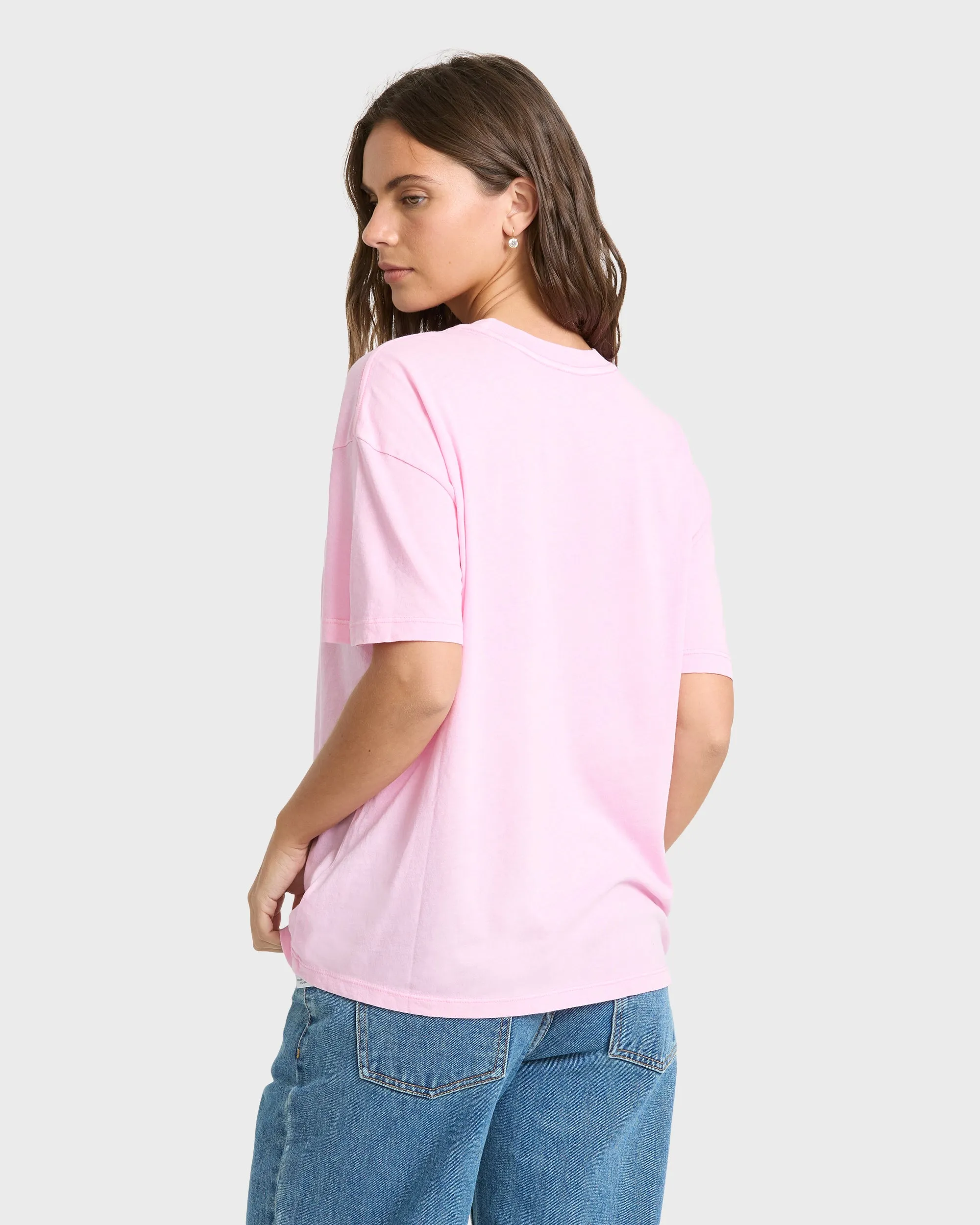 Vacay Forever Short Sleeve Knit T-Shirt - Prism Pink sold by Billabong product image thumbnail 2