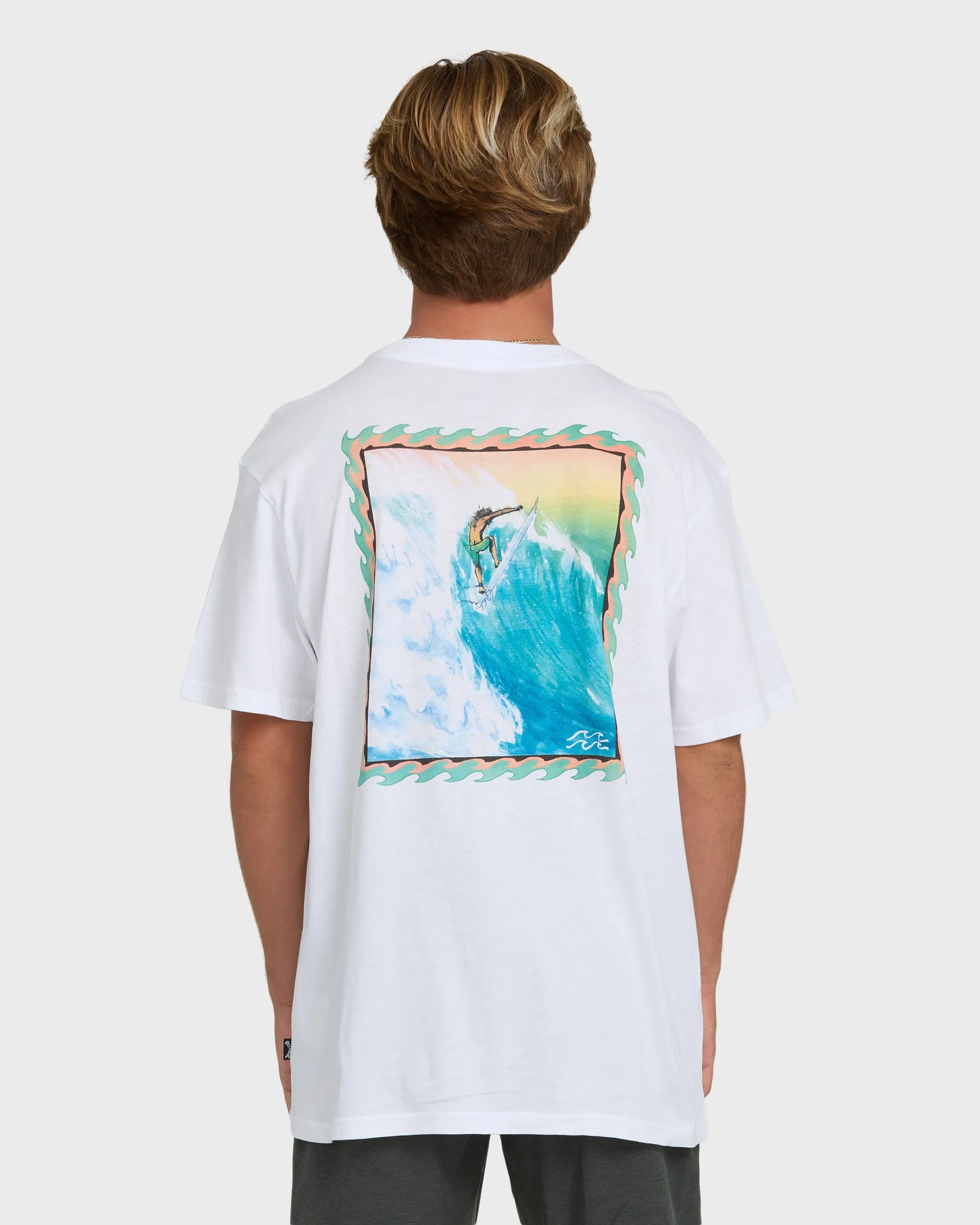 Nanda Ormond Occy Premium Short Sleeve Knit Graphic T-Shirt - White sold by Billabong product image thumbnail 2