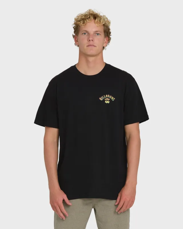 Nanda Ormond Occy Premium Short Sleeve Knit Graphic T-Shirt - Black made by Billabong