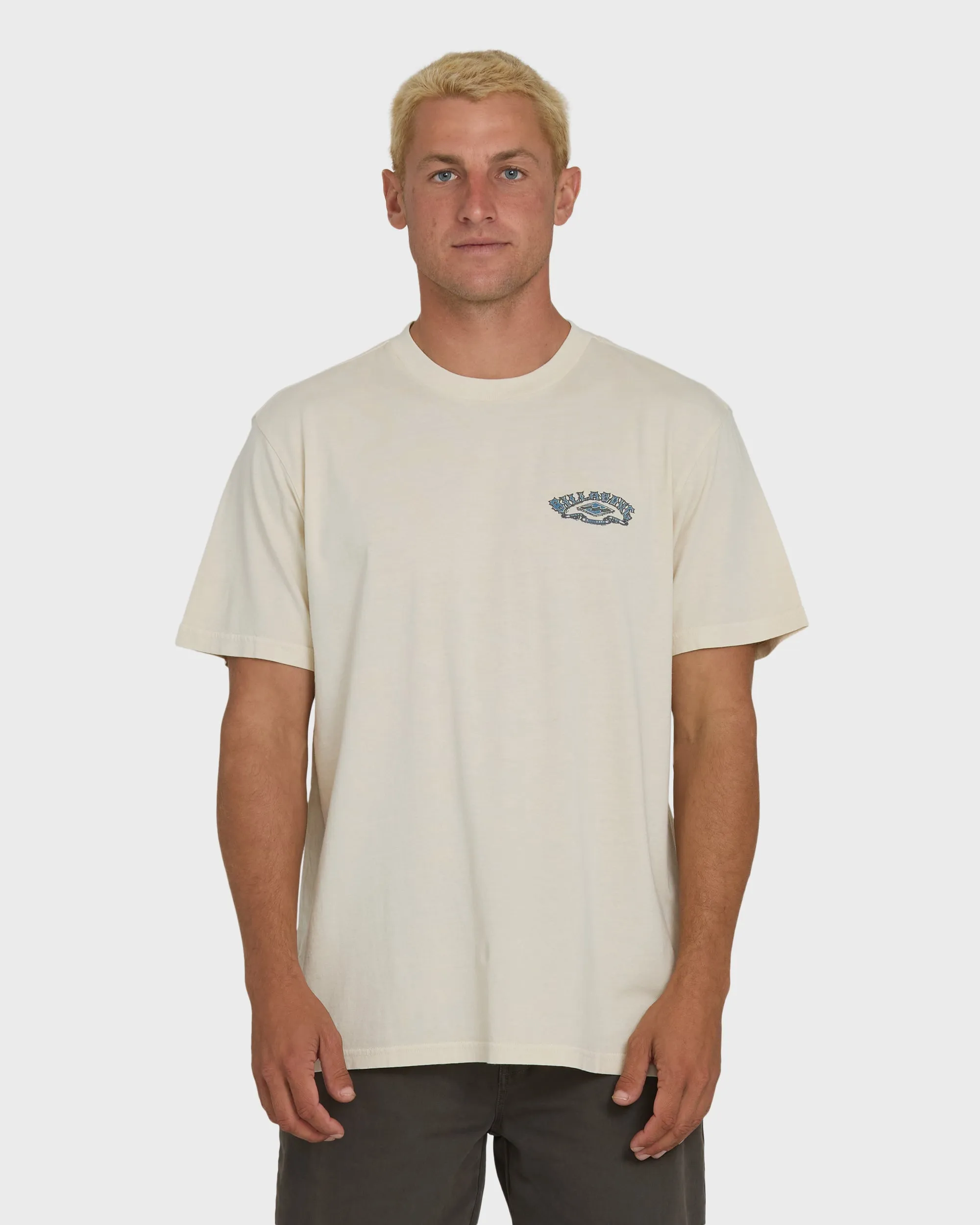 Heritage Arch Wave Washed Premium Short Sleeve Knit T-Shirt - Oatmeal sold by Billabong