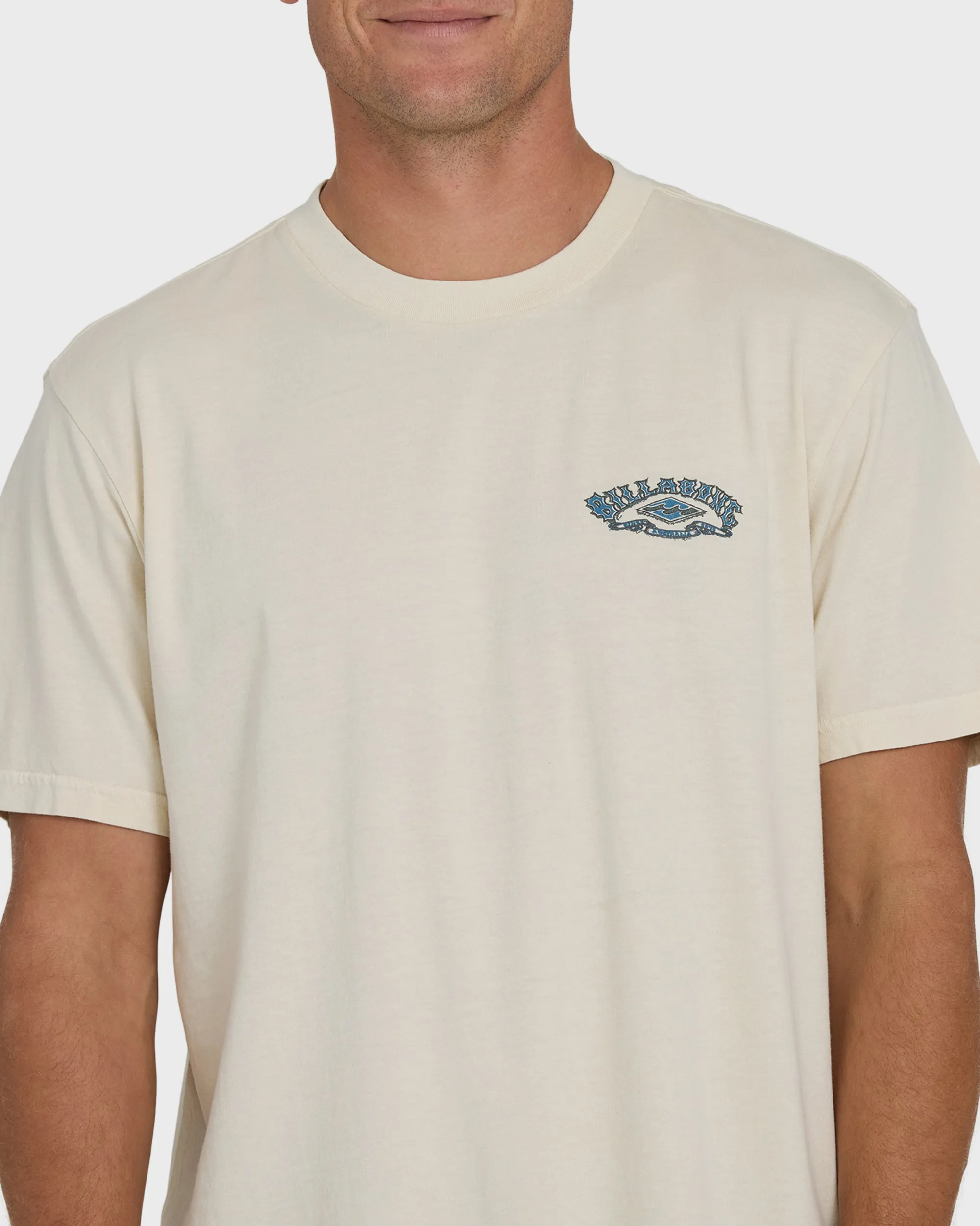 Heritage Arch Wave Washed Premium Short Sleeve Knit T-Shirt - Oatmeal sold by Billabong product image thumbnail 5