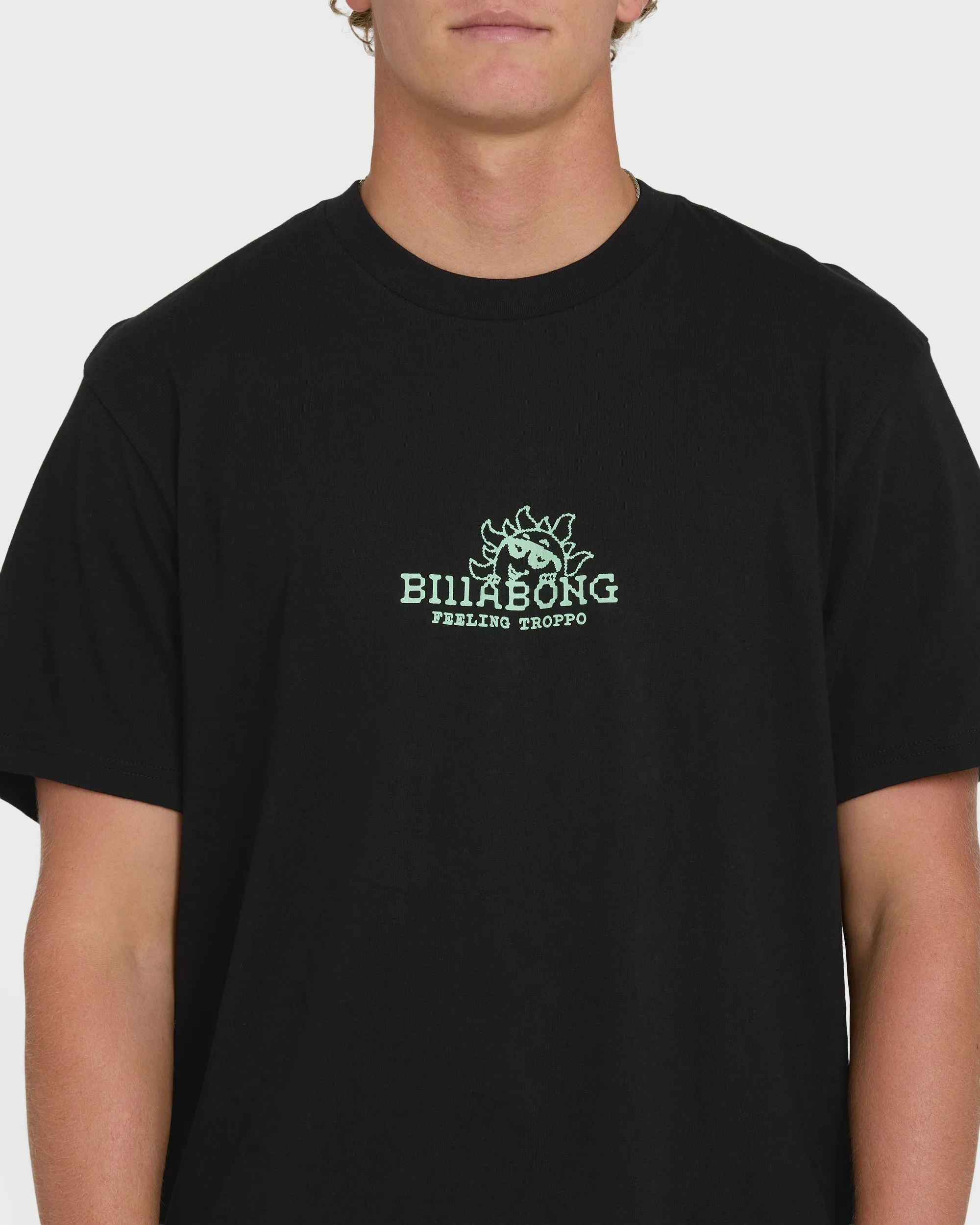 Peek Premium Short Sleeve Knit T-Shirt - Black sold by Billabong product image thumbnail 5