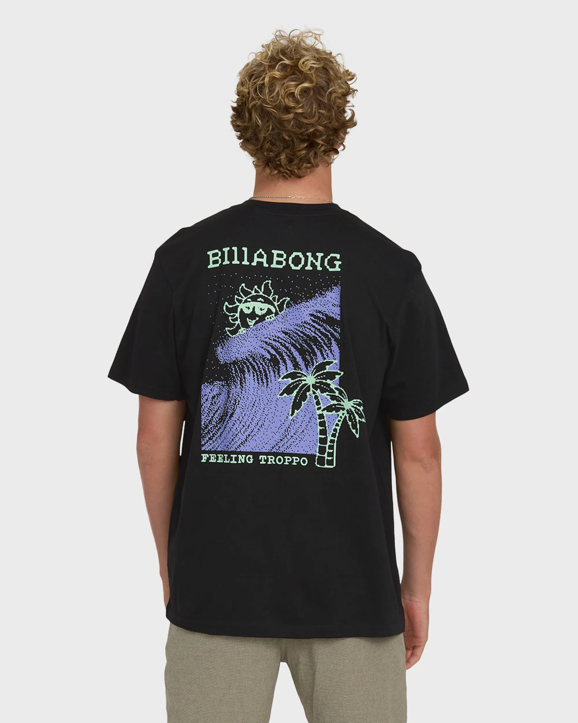 Peek Premium Short Sleeve Knit T-Shirt - Black sold by Billabong product image thumbnail 2