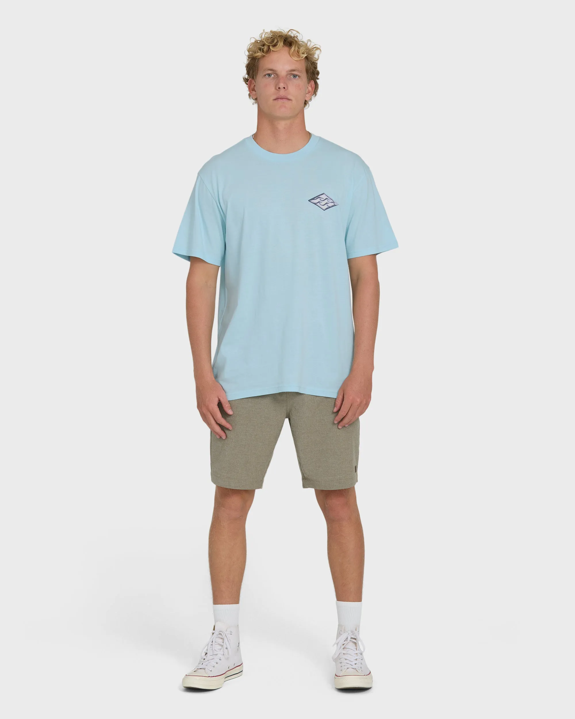 Dim Arch Premium Short Sleeve Knit T-Shirt - Coastal Blue sold by Billabong product image thumbnail 4