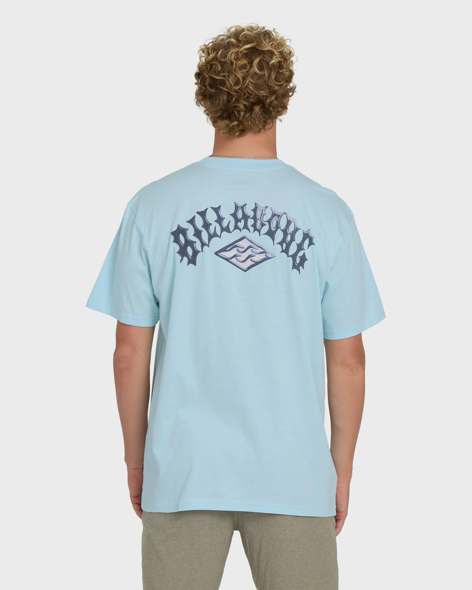 Dim Arch Premium Short Sleeve Knit T-Shirt - Coastal Blue sold by Billabong product image thumbnail 2