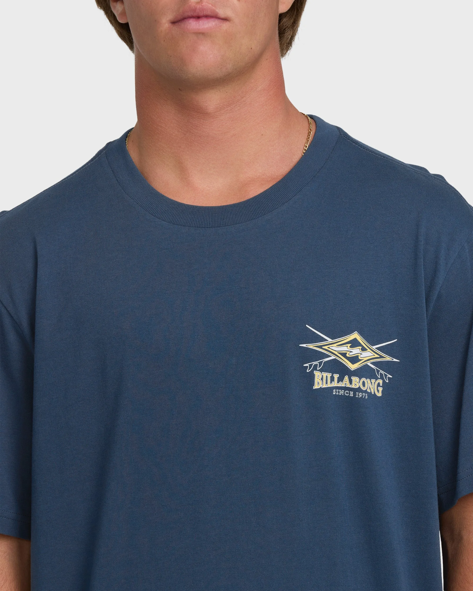 Crossboards Premium Short Sleeve Knit T-Shirt - Dark Denim sold by Billabong product image thumbnail 5