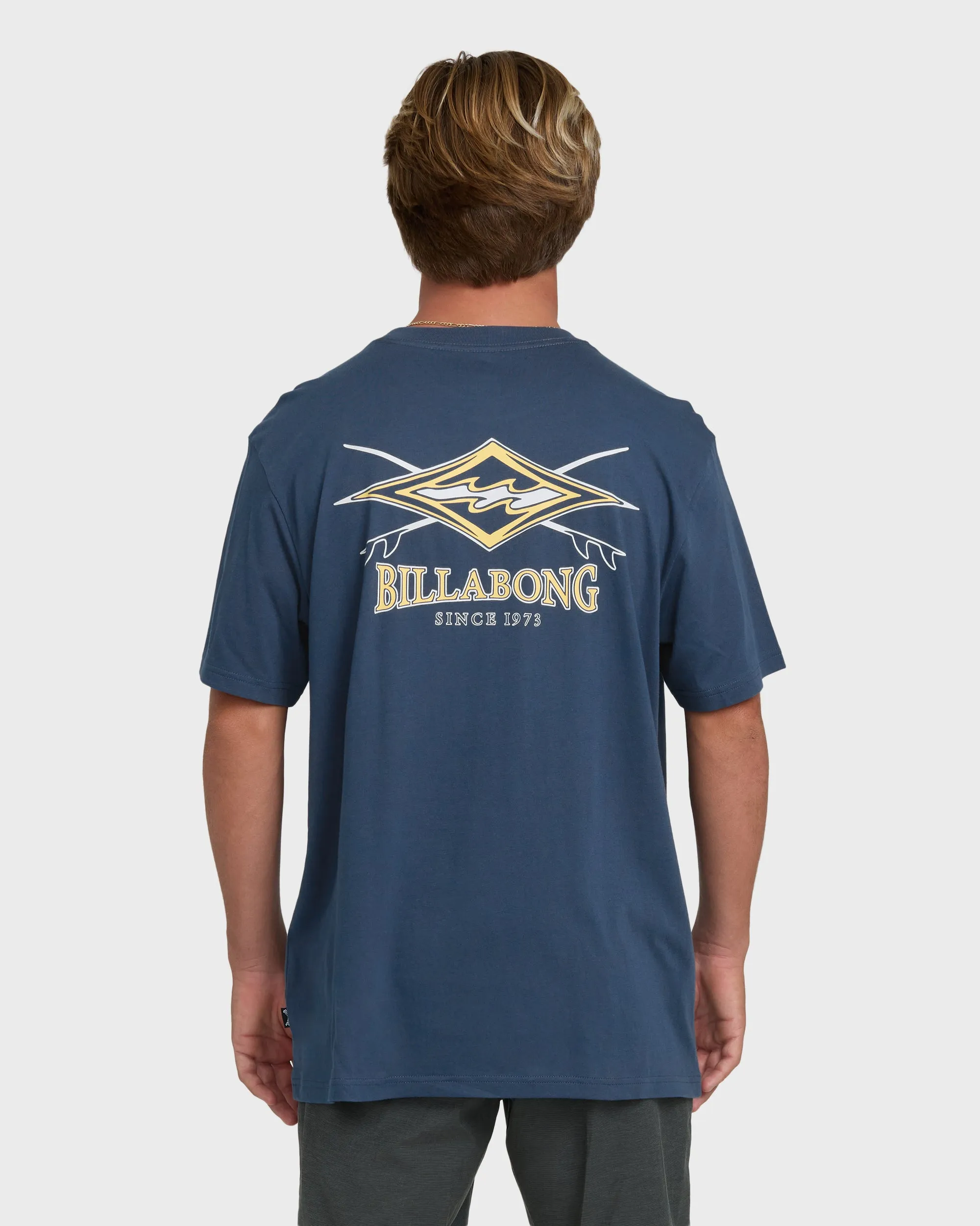 Crossboards Premium Short Sleeve Knit T-Shirt - Dark Denim sold by Billabong product image thumbnail 2