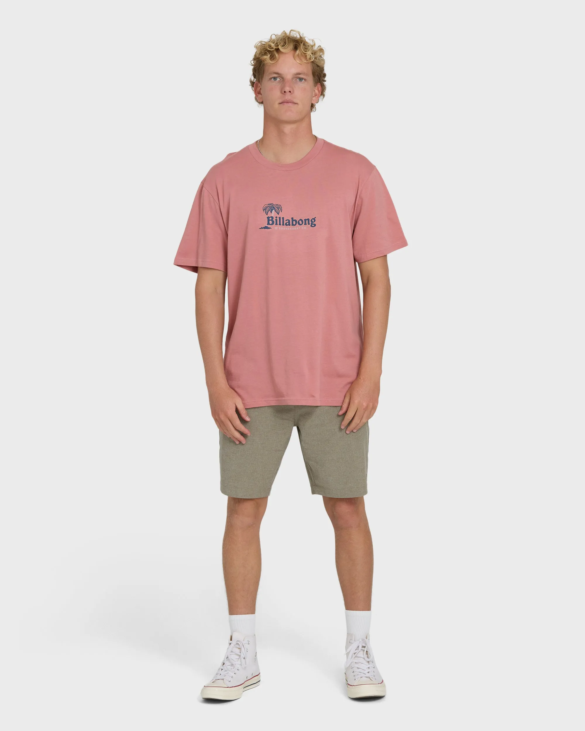 Check Out Premium Short Sleeve Knit T-Shirt - Ash Rose sold by Billabong product image thumbnail 4