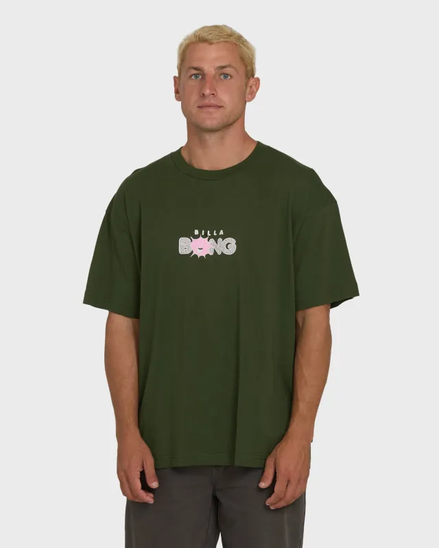 Shine OG Short Sleeve T-Shirt - Rifle Green made by Billabong