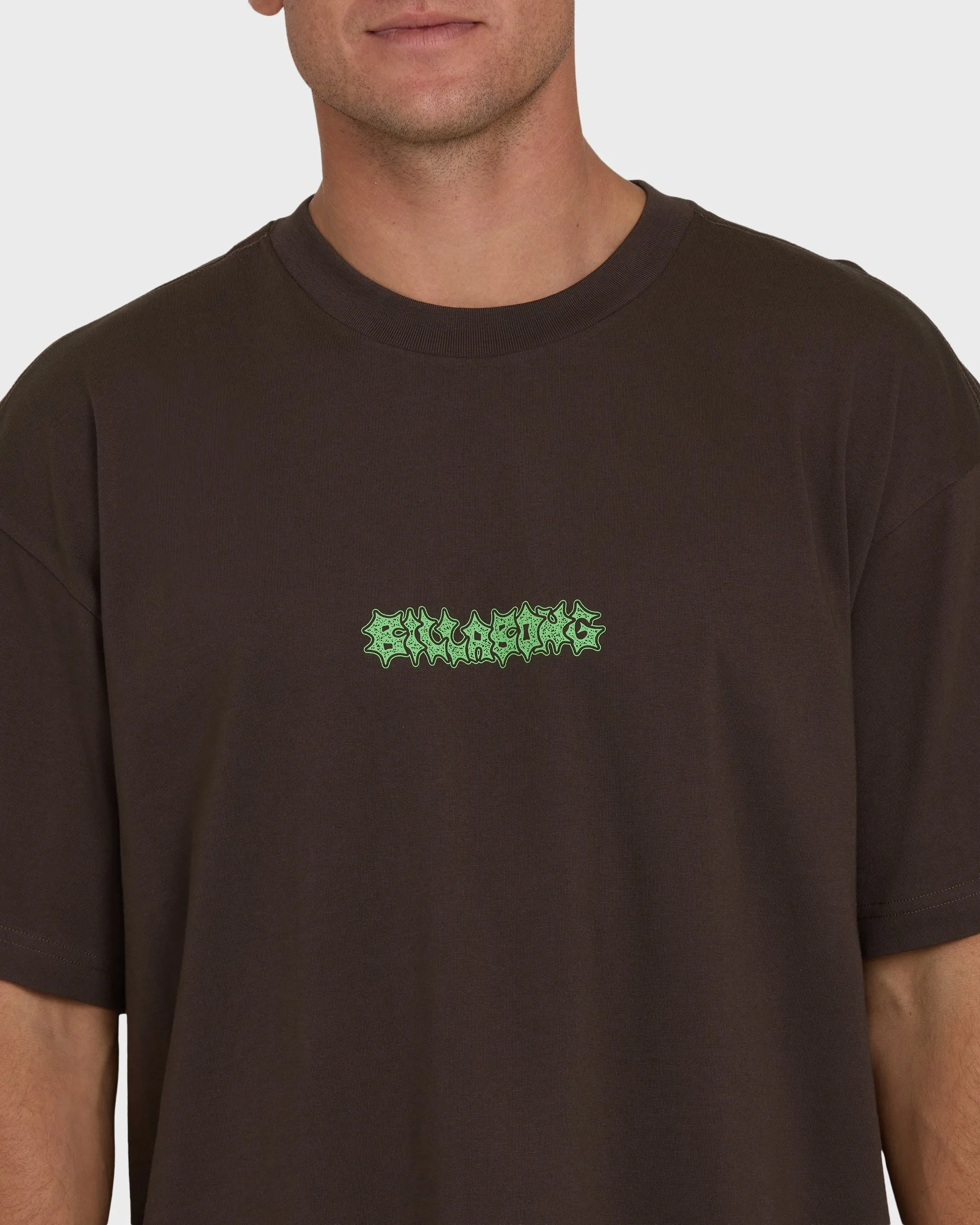 Marrow OG Short Sleeve Knit T-Shirt - Chocolate Brown sold by Billabong product image thumbnail 5