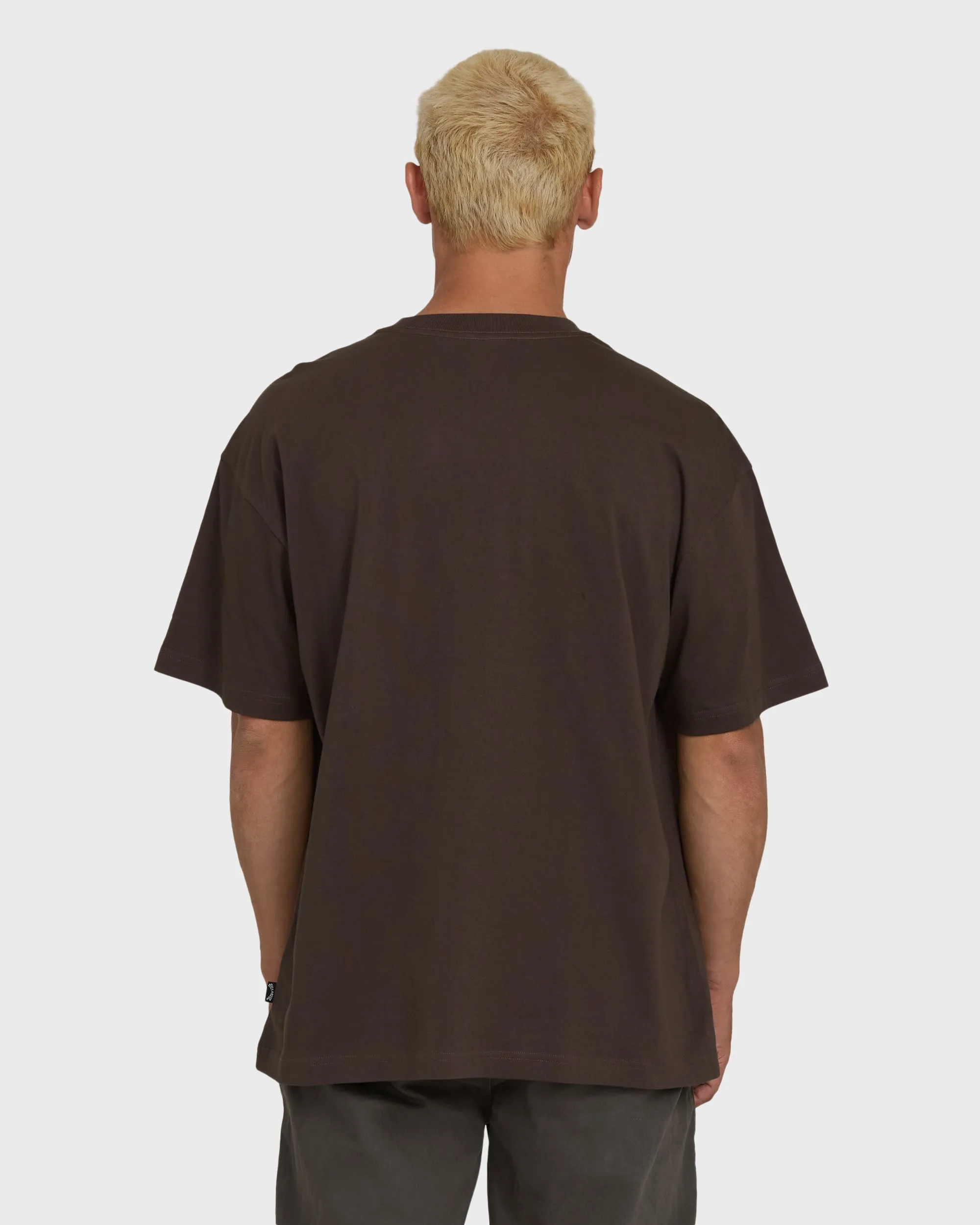 Marrow OG Short Sleeve Knit T-Shirt - Chocolate Brown sold by Billabong product image thumbnail 2