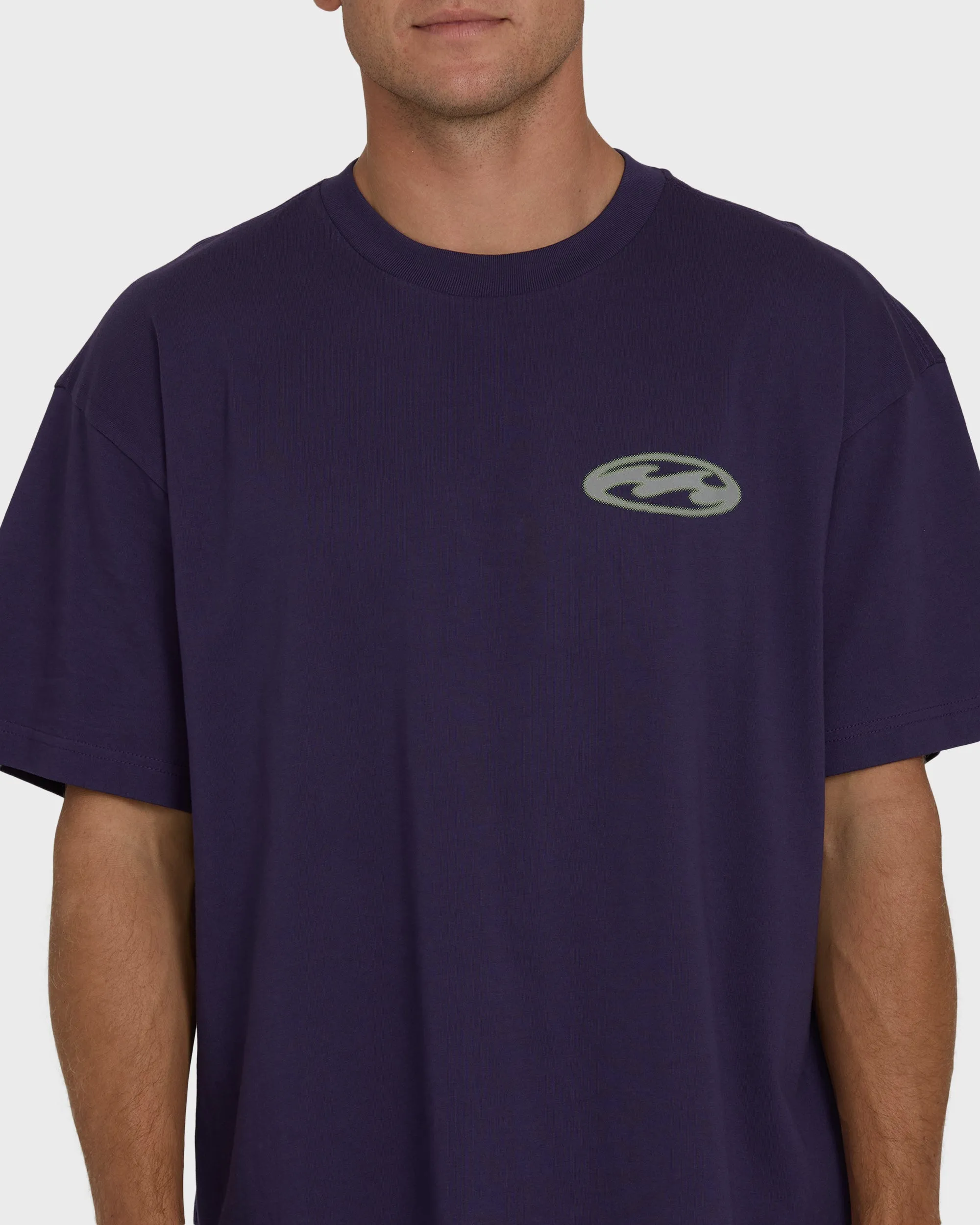 Bad Dog Tonedawg OG Short Sleeve Knit T-Shirt - Purple Velvet sold by Billabong product image thumbnail 5