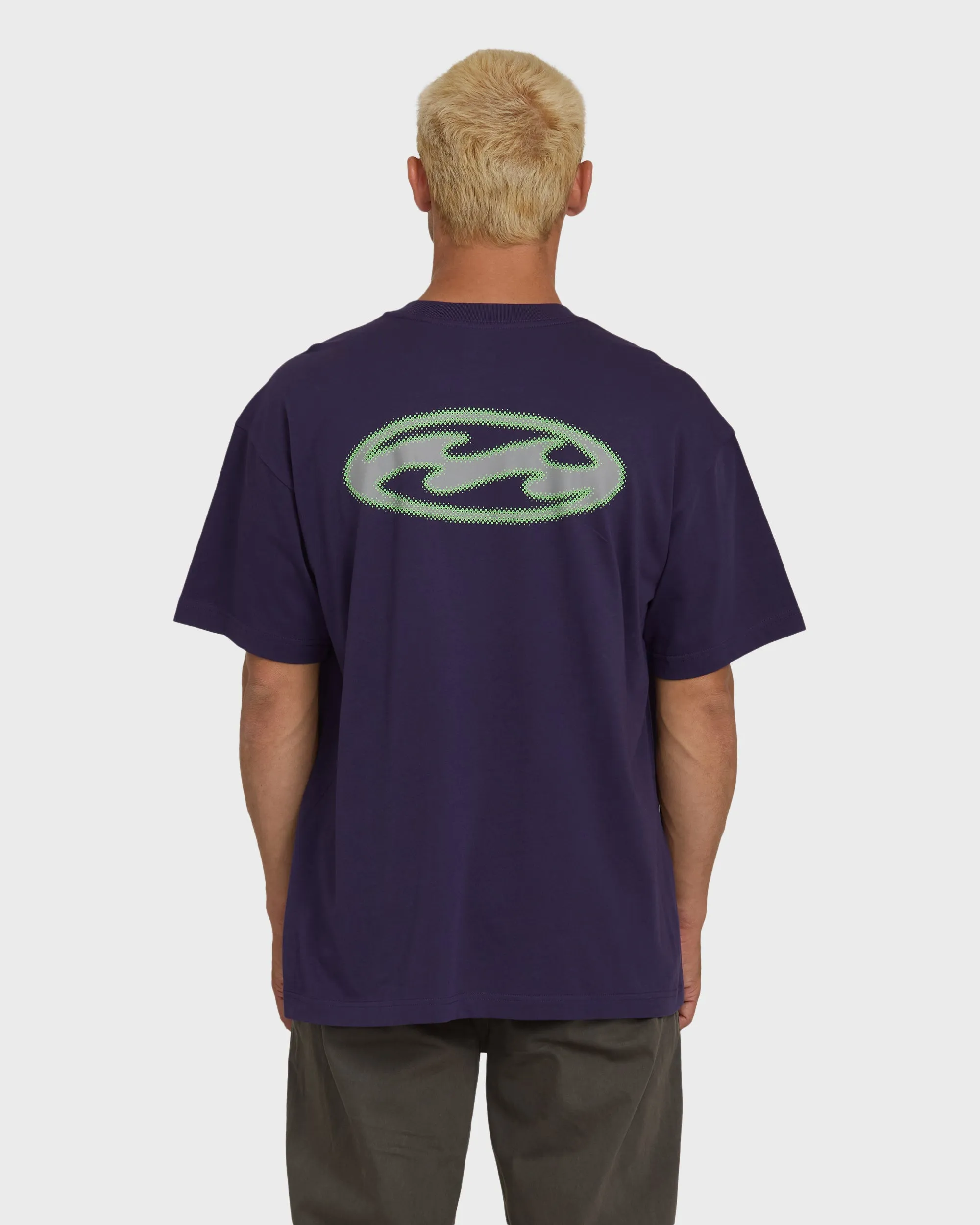 Bad Dog Tonedawg OG Short Sleeve Knit T-Shirt - Purple Velvet sold by Billabong product image thumbnail 2