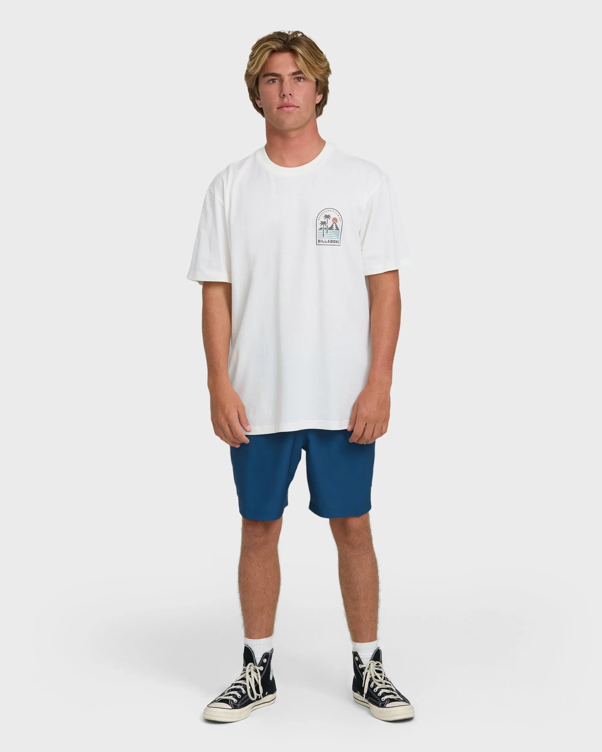 A/Div Sun Down Premium Short Sleeve Knit T-Shirt - Off White sold by Billabong product image thumbnail 4