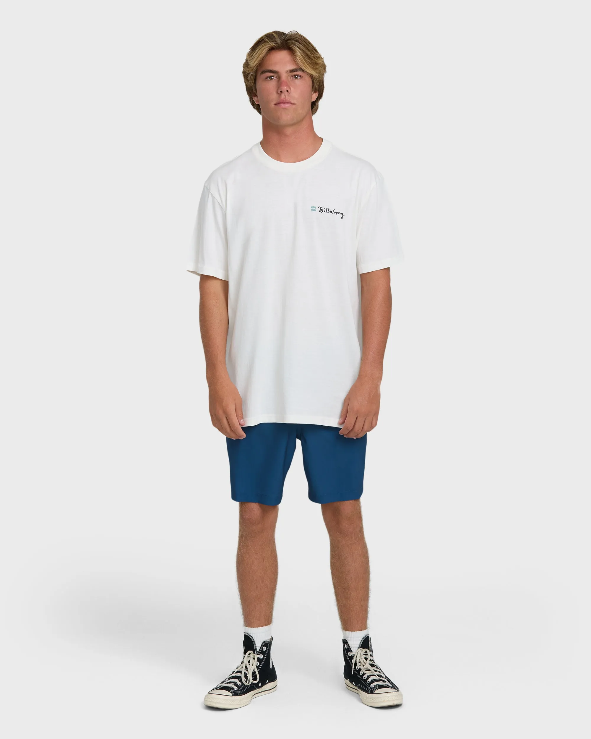 Making Tracks Premium Short Sleeve Knit T-Shirt - Off White sold by Billabong product image thumbnail 4