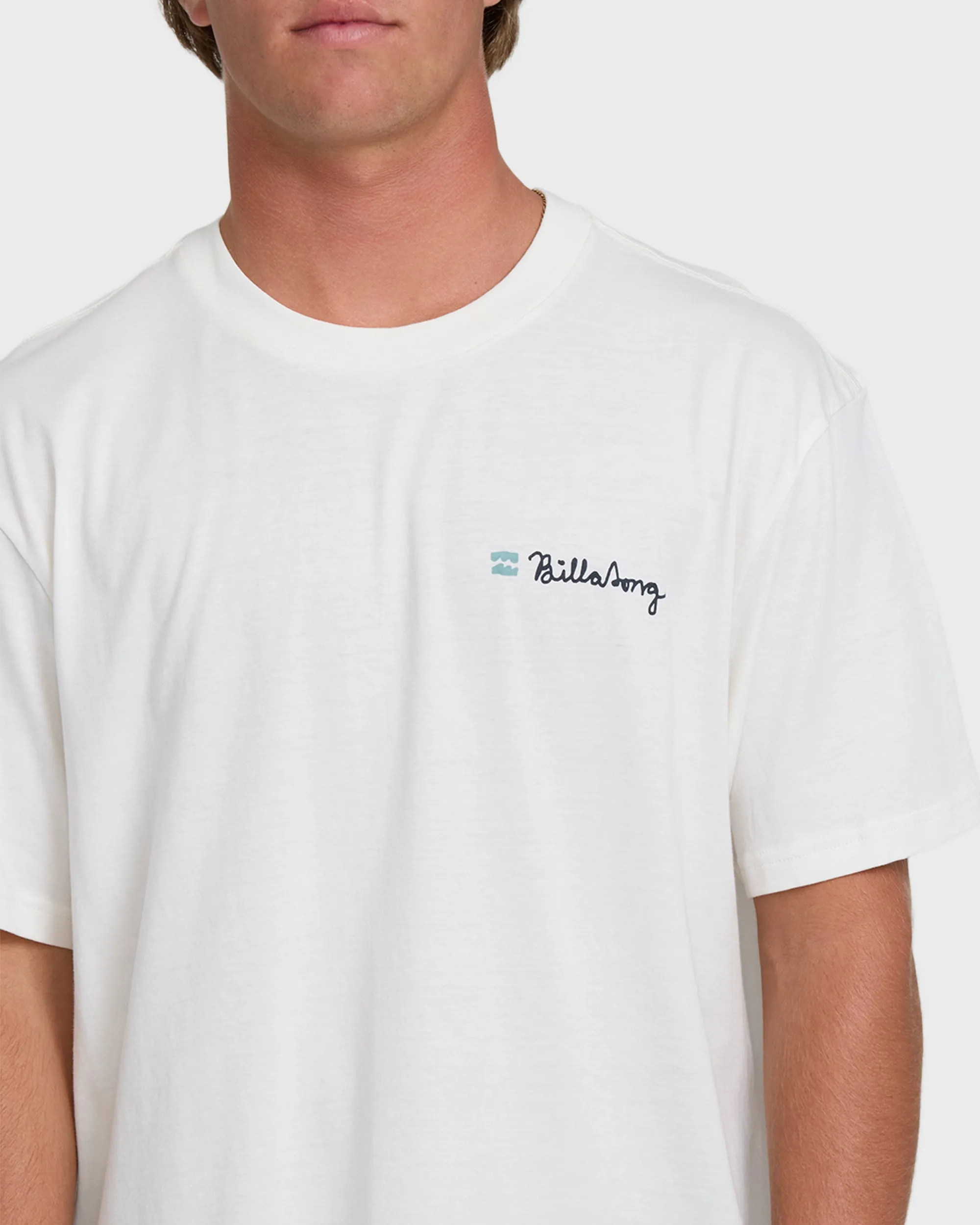 Making Tracks Premium Short Sleeve Knit T-Shirt - Off White sold by Billabong product image thumbnail 5