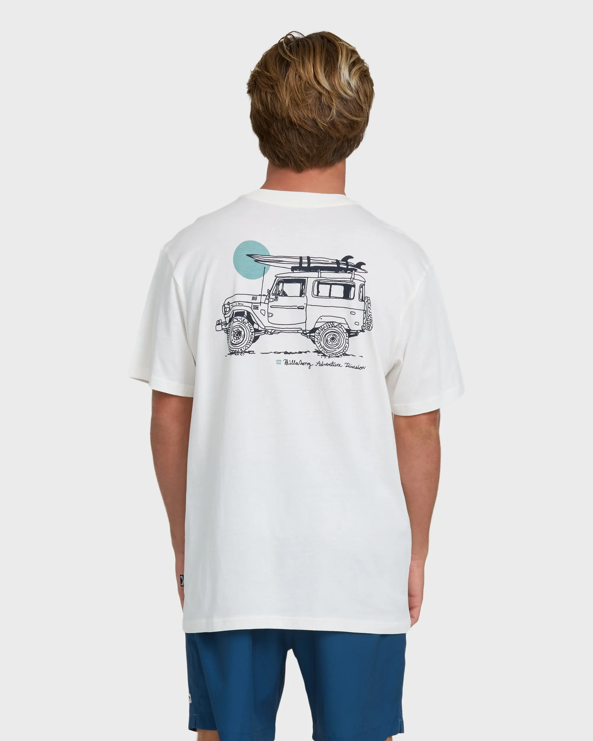 Making Tracks Premium Short Sleeve Knit T-Shirt - Off White sold by Billabong product image thumbnail 2