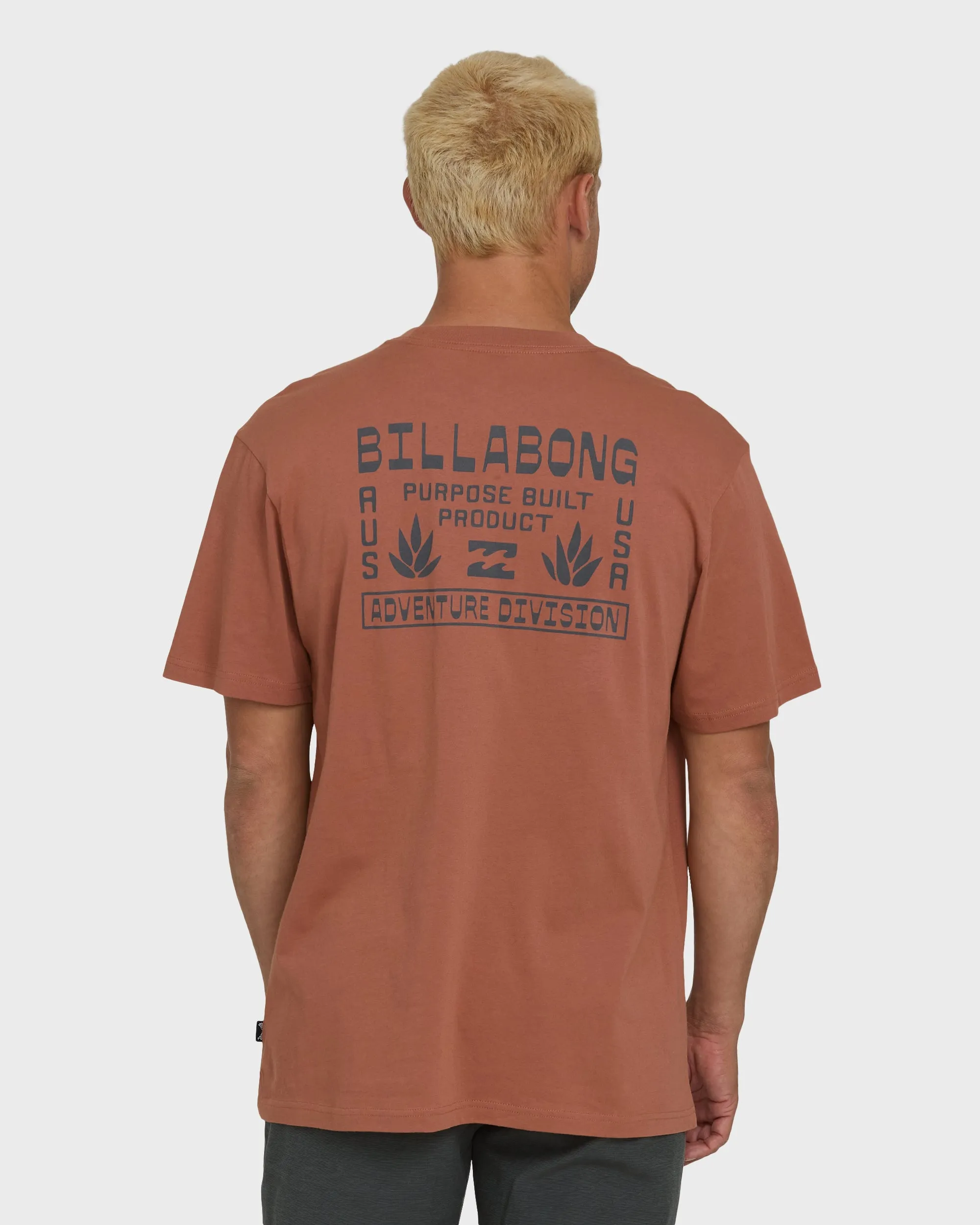 A/Div Agave Premium Short Sleeve Cotton T-Shirt - Cedar Wood sold by Billabong product image thumbnail 2