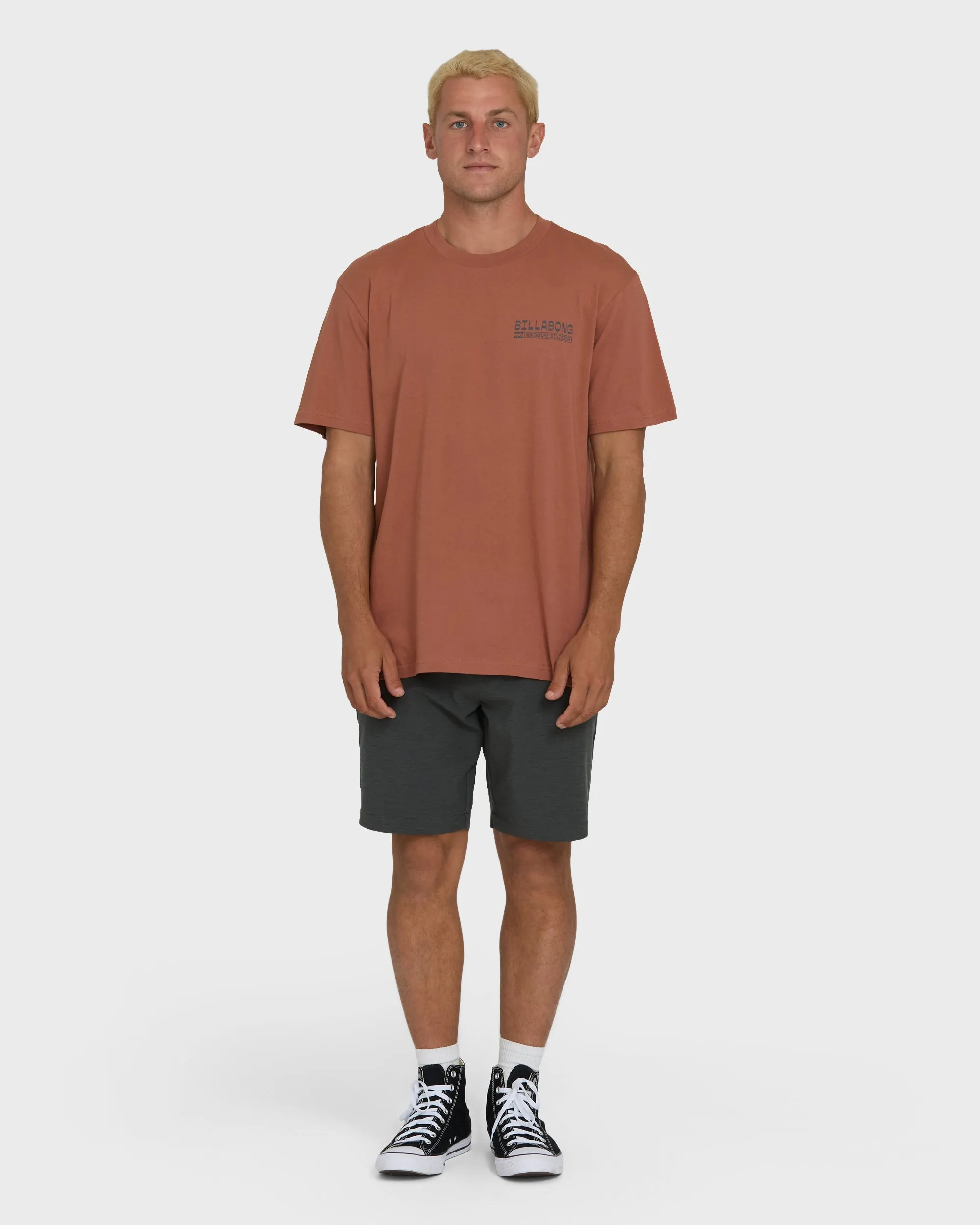 A/Div Agave Premium Short Sleeve Cotton T-Shirt - Cedar Wood sold by Billabong product image thumbnail 4