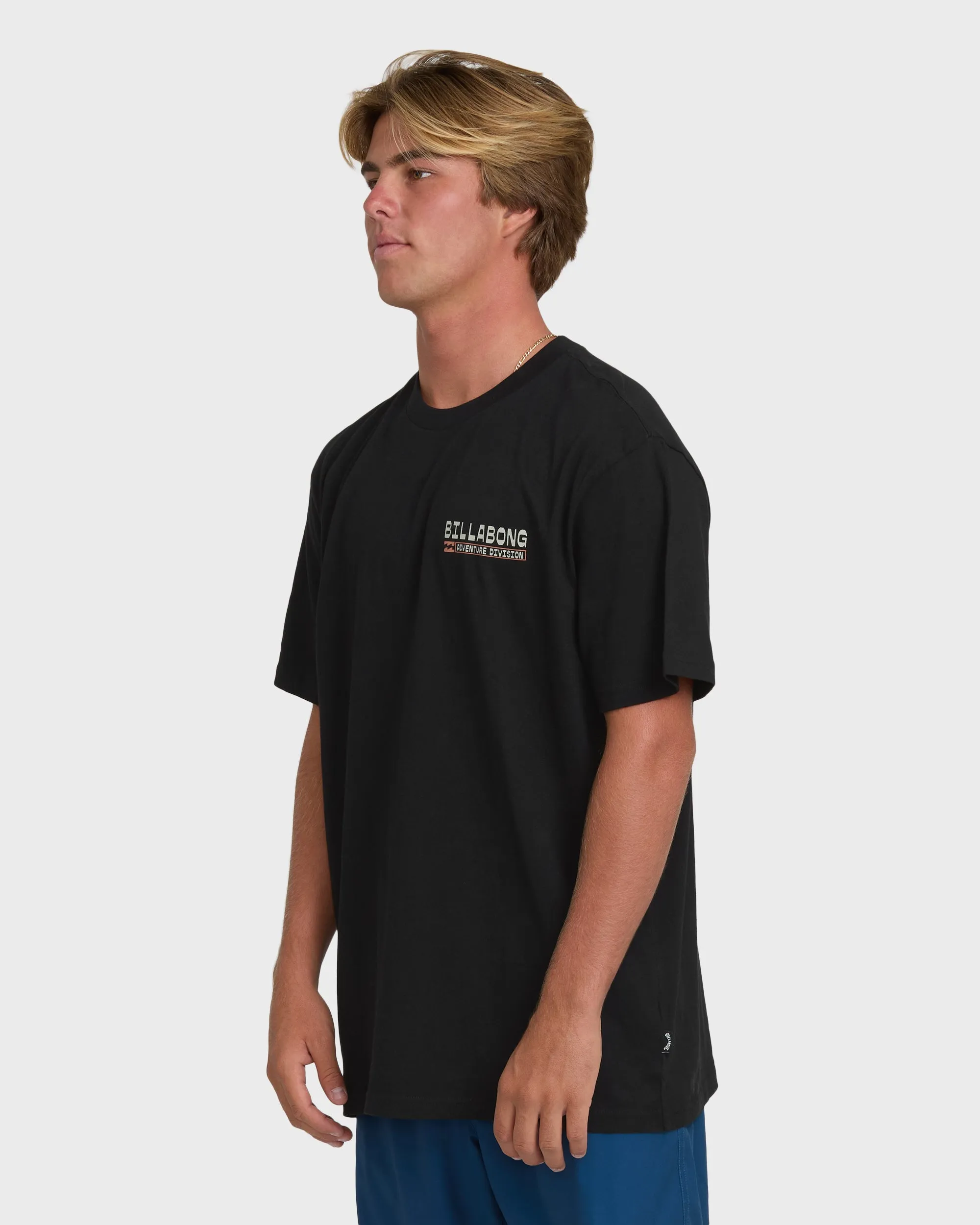 A/Div Agave Premium Short Sleeve Cotton T-Shirt - Black sold by Billabong product image thumbnail 3