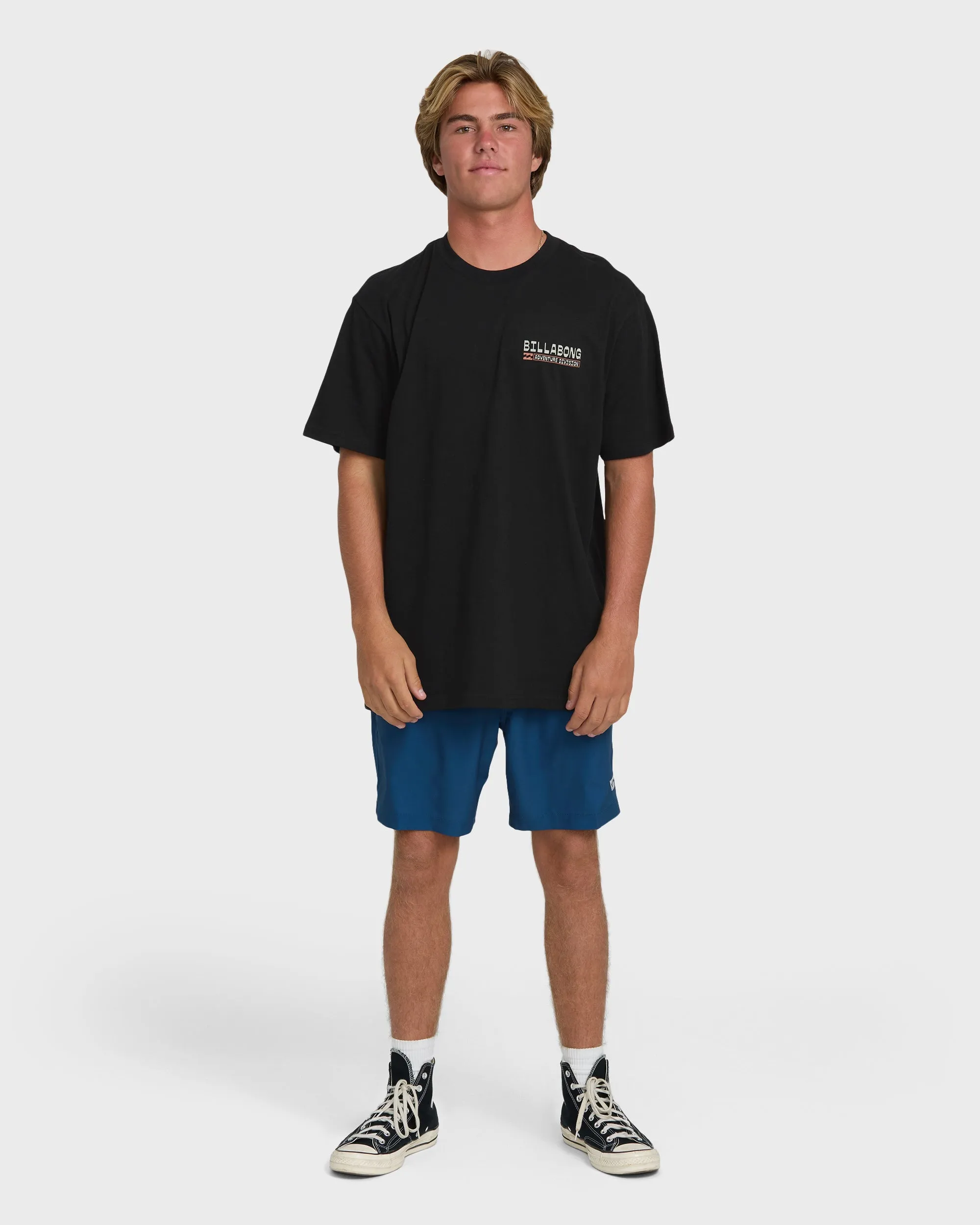 A/Div Agave Premium Short Sleeve Cotton T-Shirt - Black sold by Billabong product image thumbnail 4