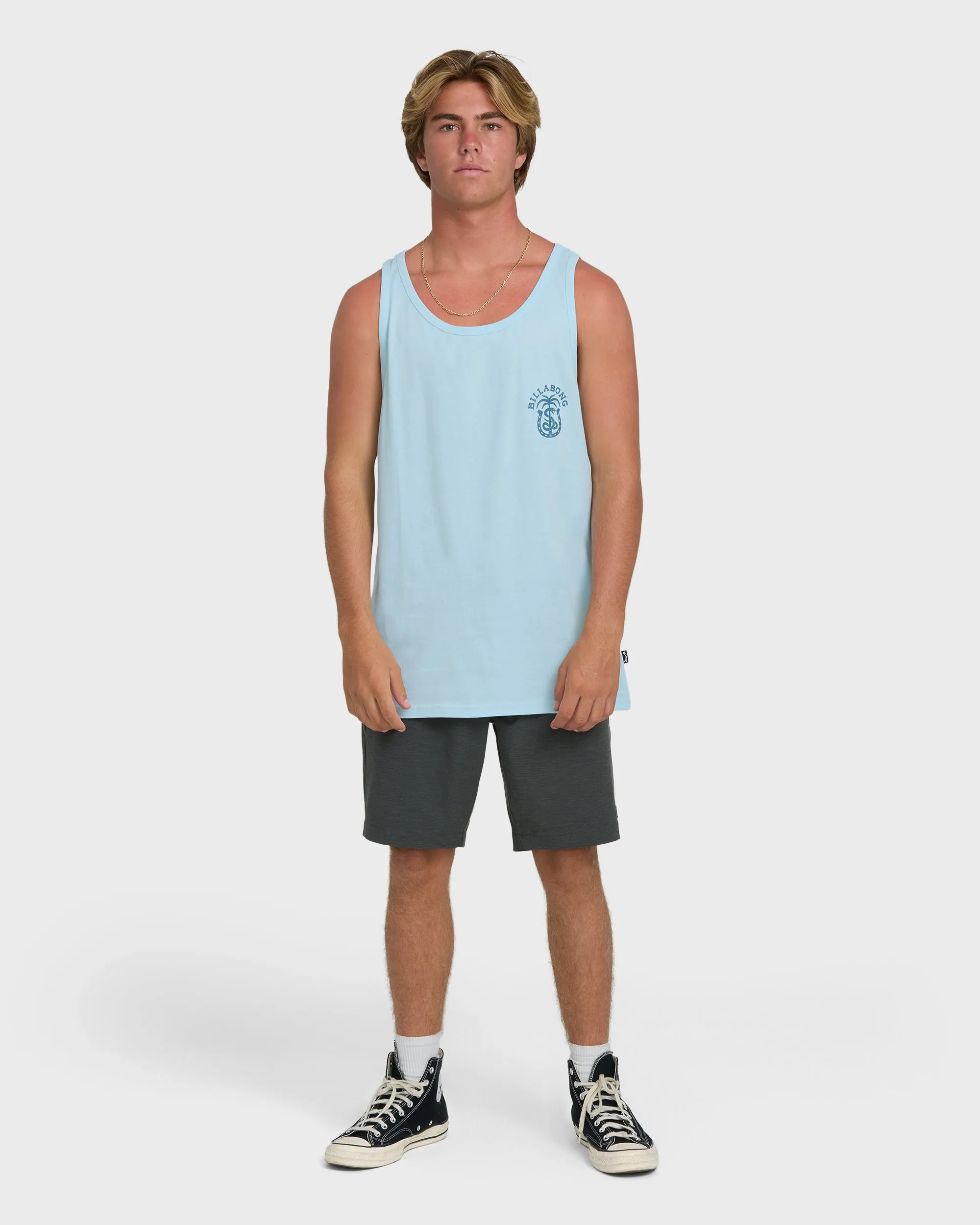 Forge Premium Tank Top - Coastal Blue sold by Billabong product image thumbnail 4