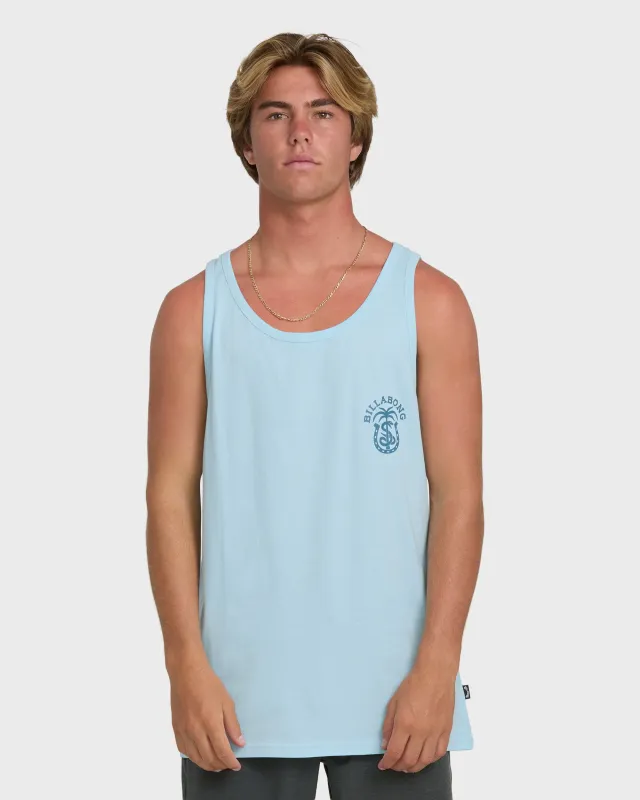 Forge Premium Tank Top - Coastal Blue made by Billabong