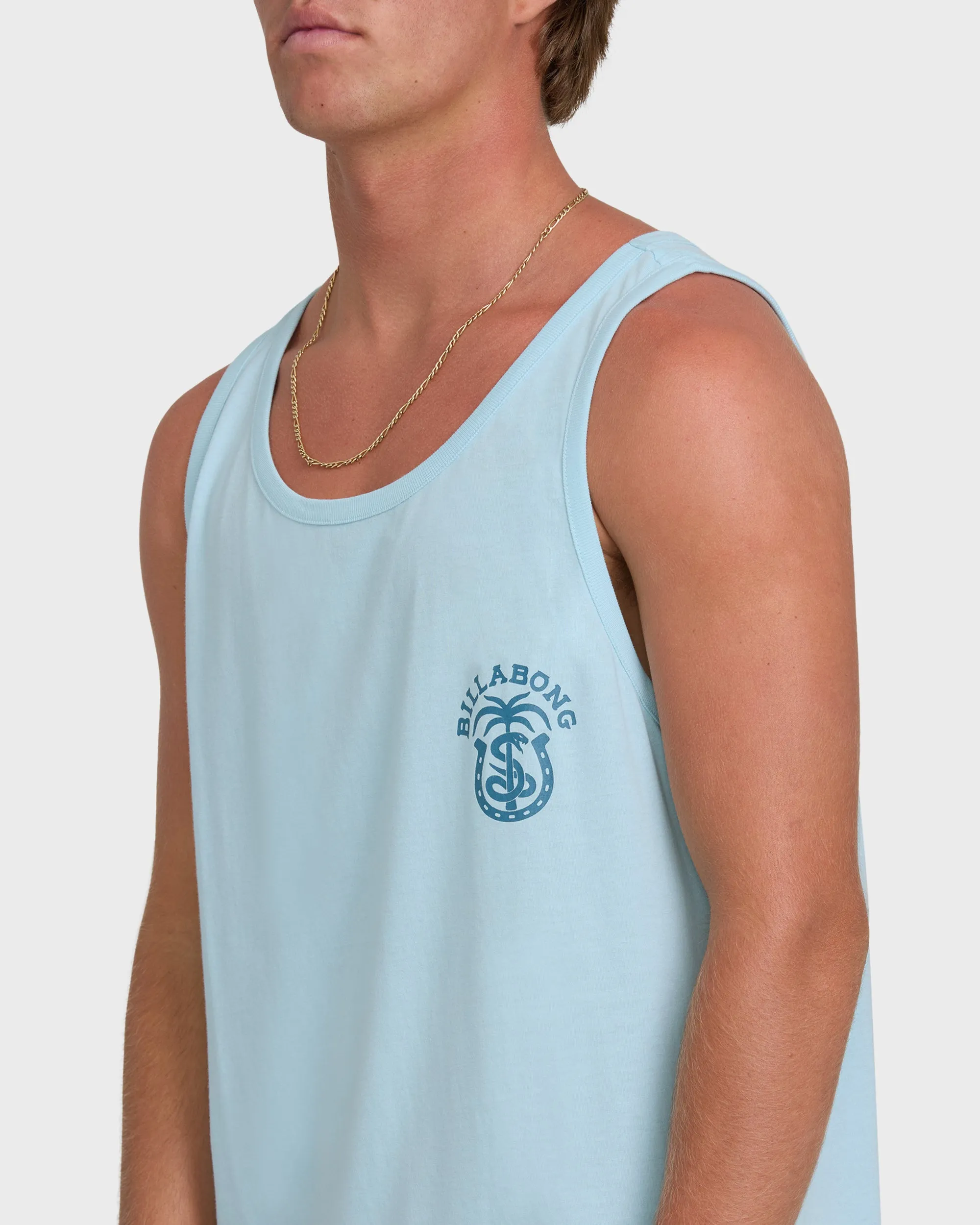 Forge Premium Tank Top - Coastal Blue sold by Billabong product image thumbnail 5
