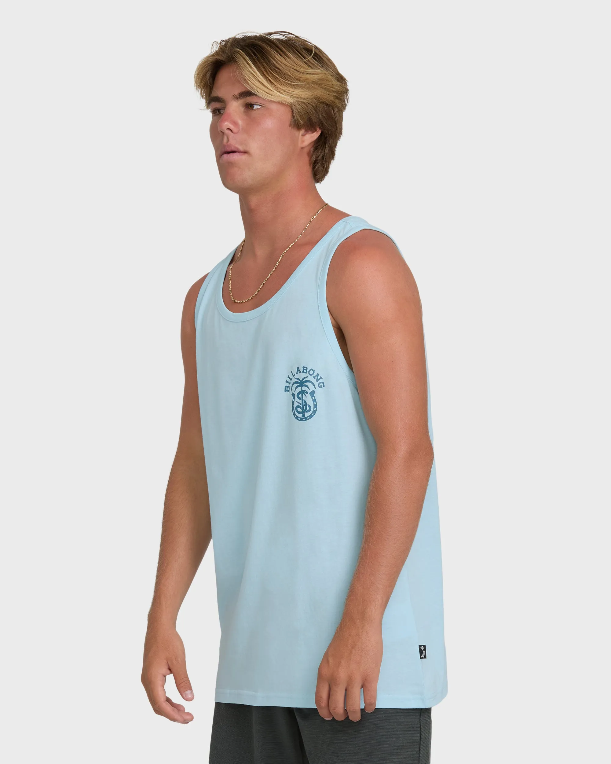 Forge Premium Tank Top - Coastal Blue sold by Billabong product image thumbnail 3