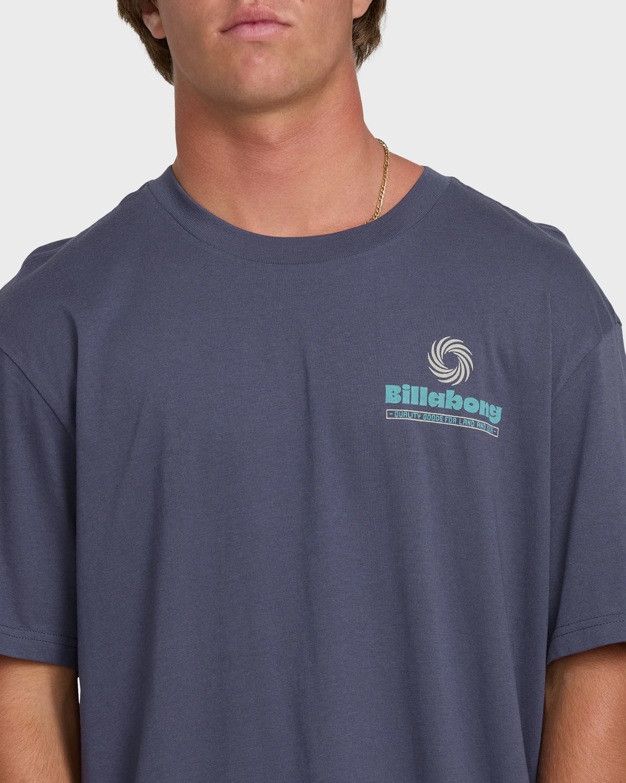 Single Fin Premium Short Sleeve Knit T-Shirt - Graystone sold by Billabong product image thumbnail 5